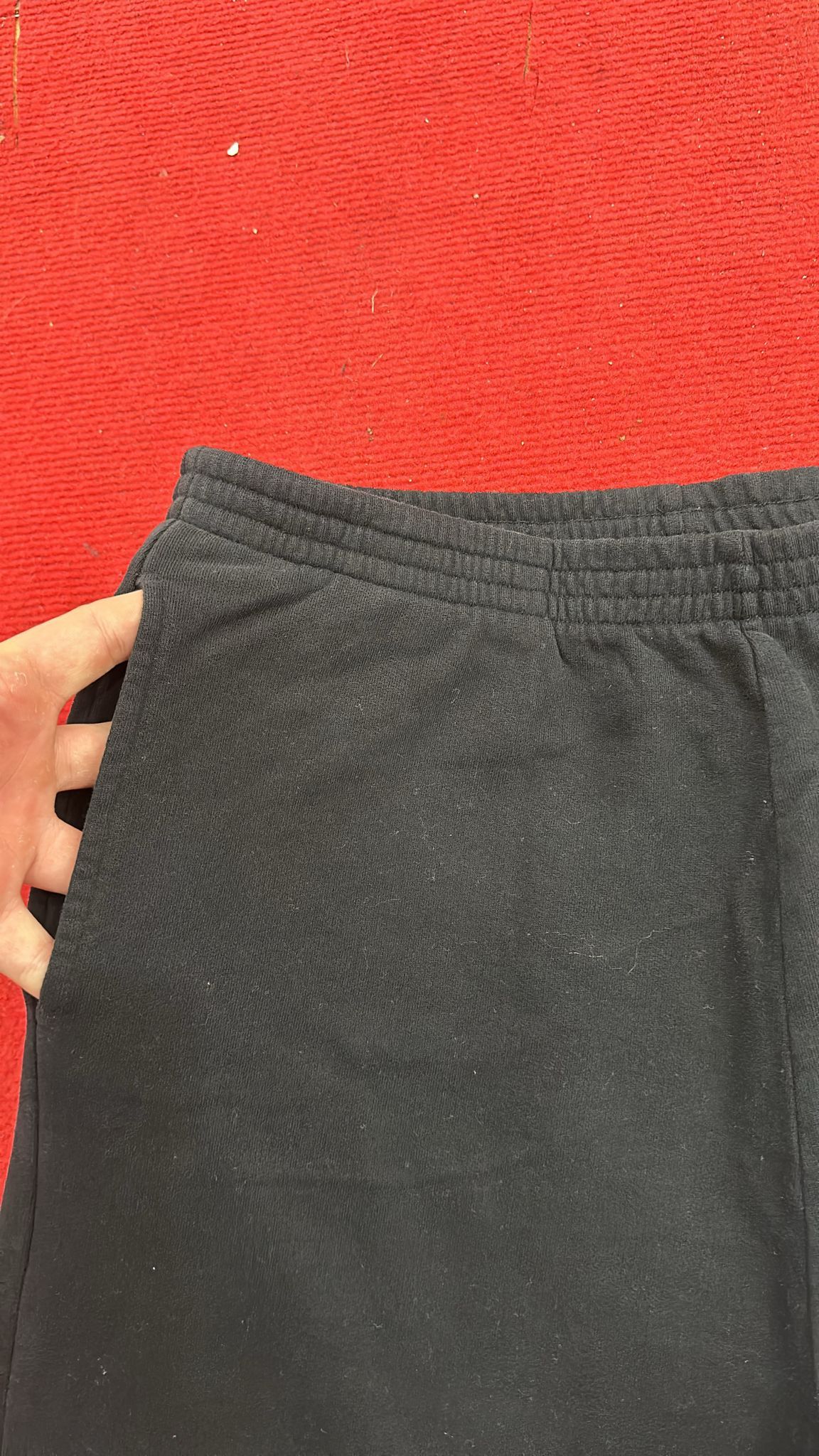 Raf Simons CC000021 Hand Sign Sweatpants & Joggers in Black Size US 30 / EU 46 - 4 Thumbnail