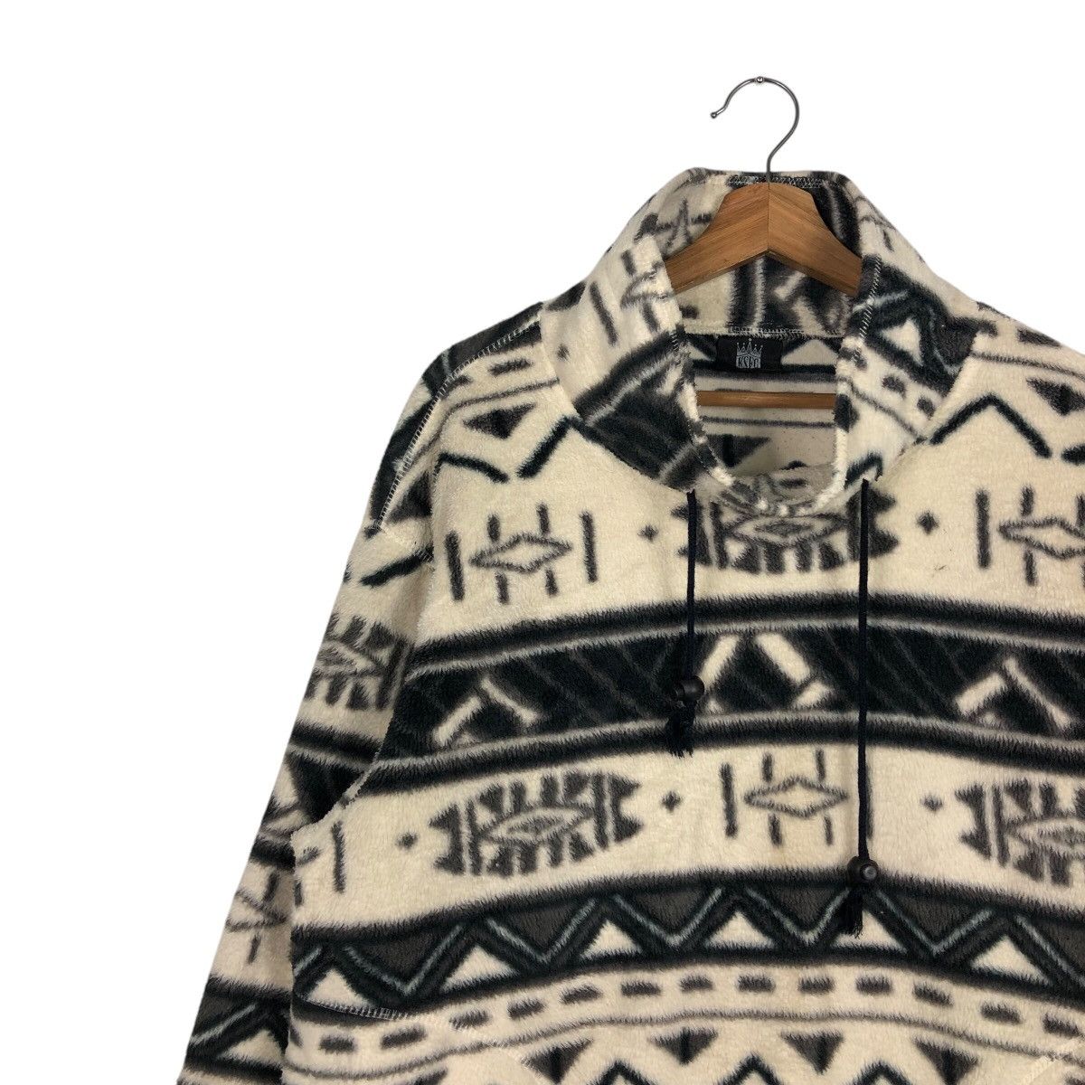 Japanese Brand Vintage Navajo Native Aztec Design Fleece Ksfc Issey Miyake Size US M / EU 48-50 / 2 - 8 Thumbnail