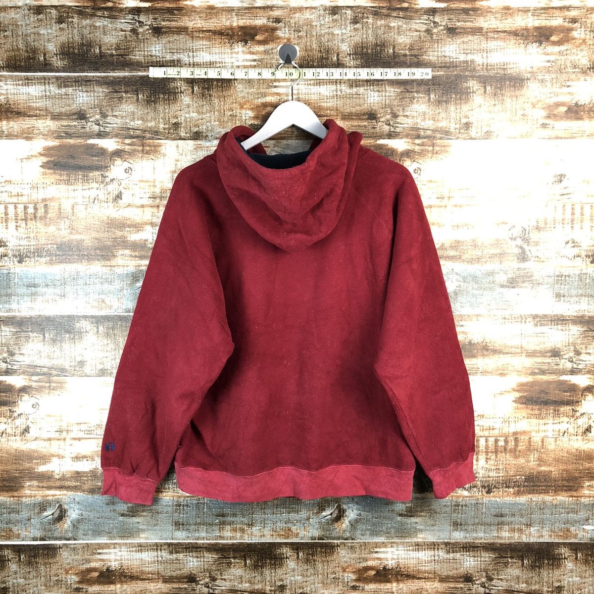 Hang Ten × Vintage Hang Ten vintage spell out Red Hoodie #A2508 Size US M / EU 48-50 / 2 - 13 Thumbnail