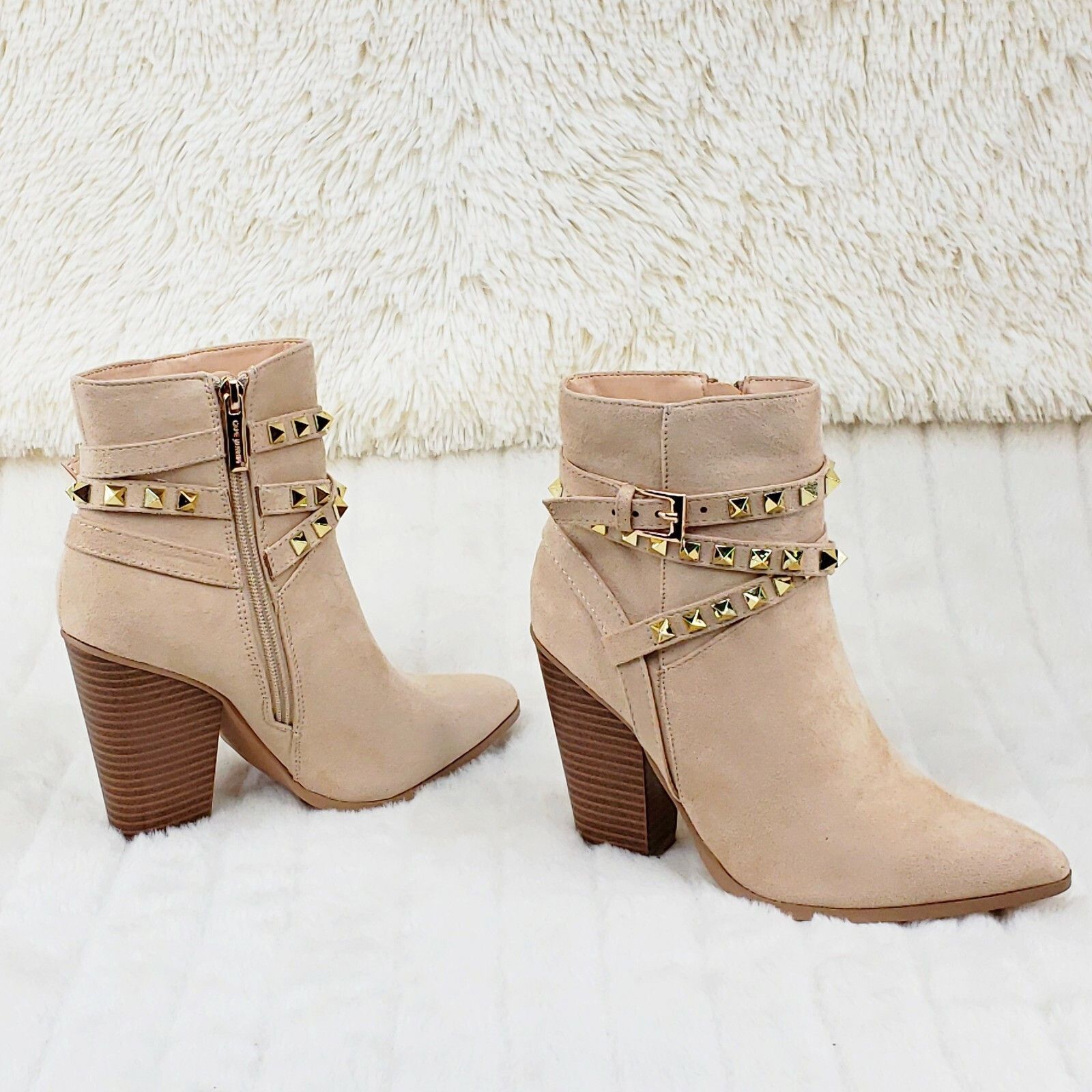 Other Classic Western Designer Cowboy Style Studded Strap Ankle Bo Size US 6 / IT 36 - 2 Thumbnail