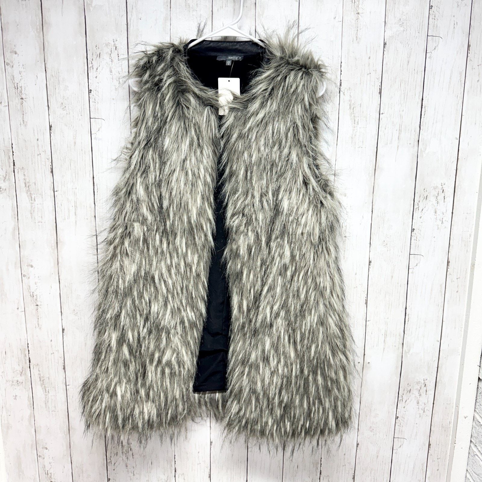 Other Matty M Vest Size XS/S Faux Fur Sleeveless Midi Open Front Size S / US 4 / IT 40 - 1 Thumbnail