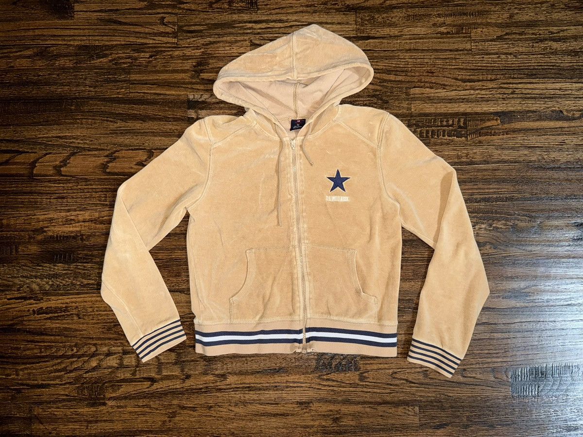 Polo Ralph Lauren Polo Ralph Lauren Assassin Velour Zip Hoodie Pink Sz Medium Size M / US 6-8 / IT 42-44 - 1 Thumbnail