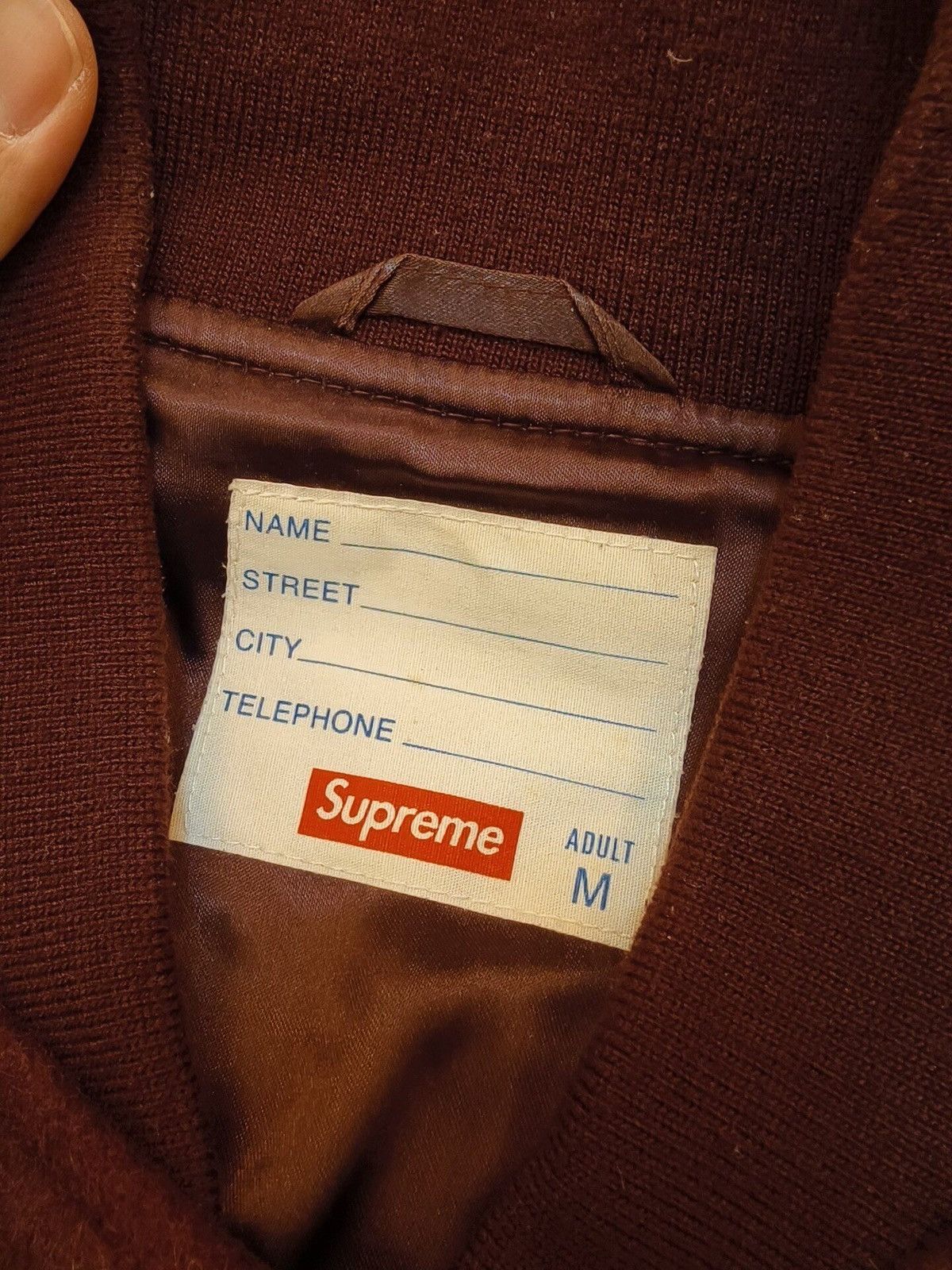 Supreme FW15 Crew Varsity Jacket Size US M / EU 48-50 / 2 - 3 Thumbnail