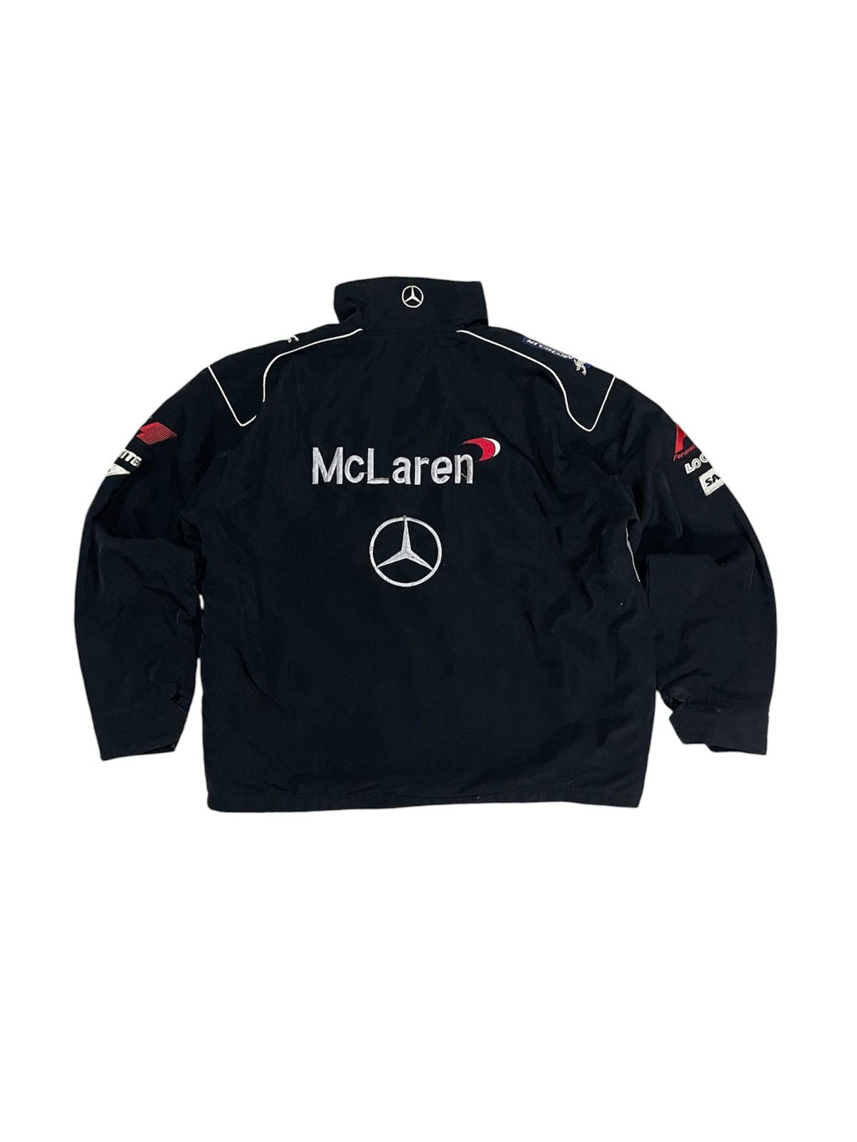 Mercedes-Benz 2000s MARCEDES - BENZ MCLAREN TEAM RACING JACKET DISTRESSED Size US XL / EU 56 / 4 - 2 Thumbnail