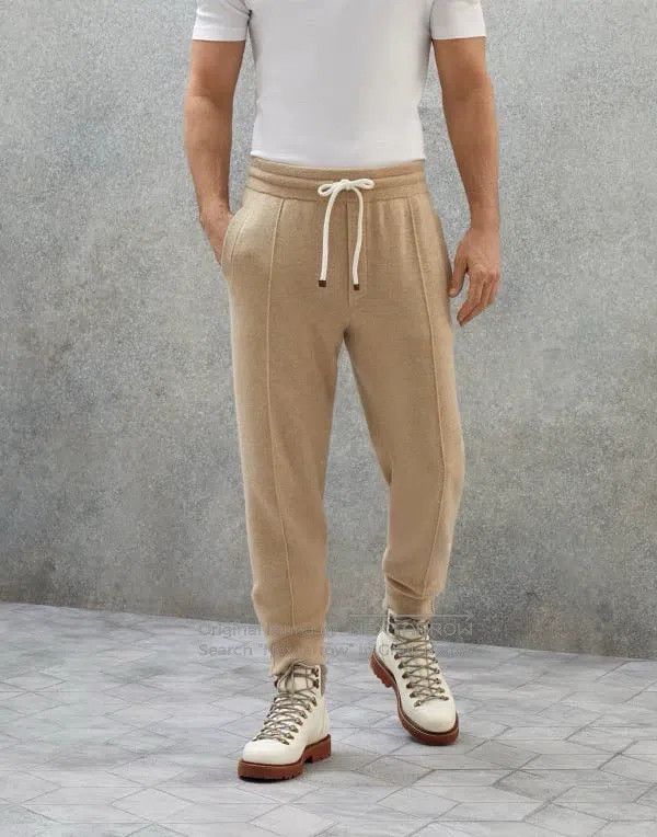 Brunello Cucinelli Brunello Cucinelli Cashmere Drawstring Sport Pants Size US 40 / EU 56 - 2 Thumbnail