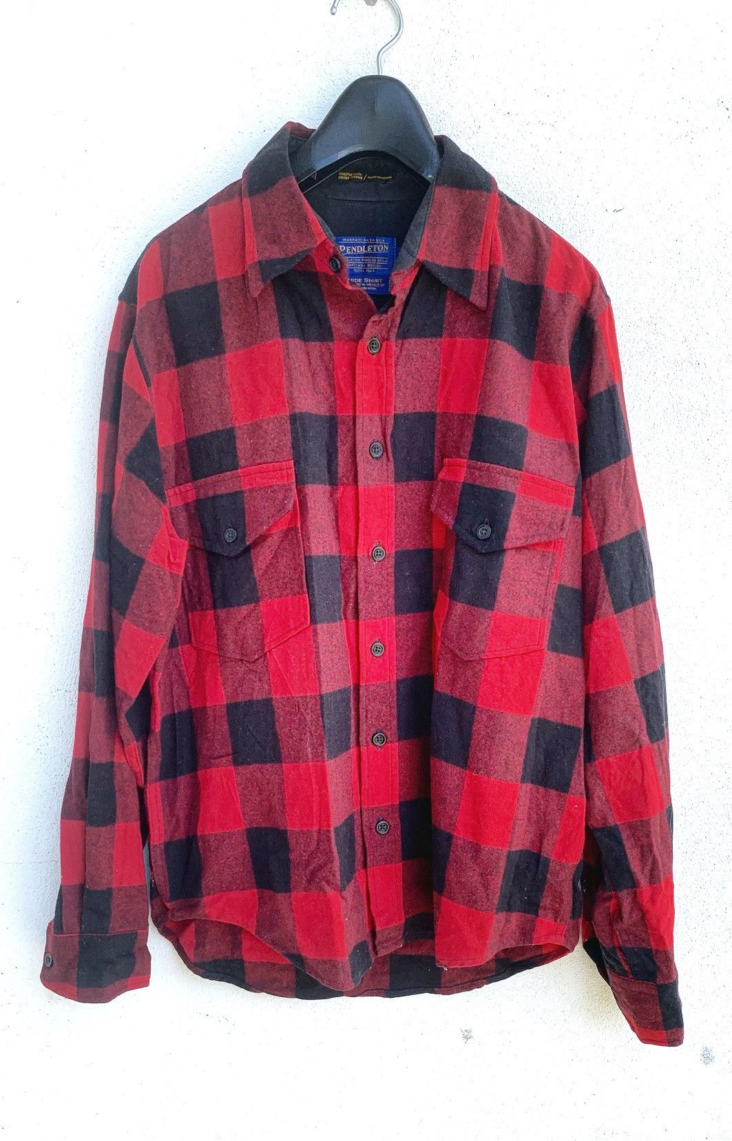 NANO universe × Pendleton × United Arrows Vintage 3 Colabration Brand Red Tartan Flanel Size XL / US 12-14 / IT 48-50 - 2 Thumbnail