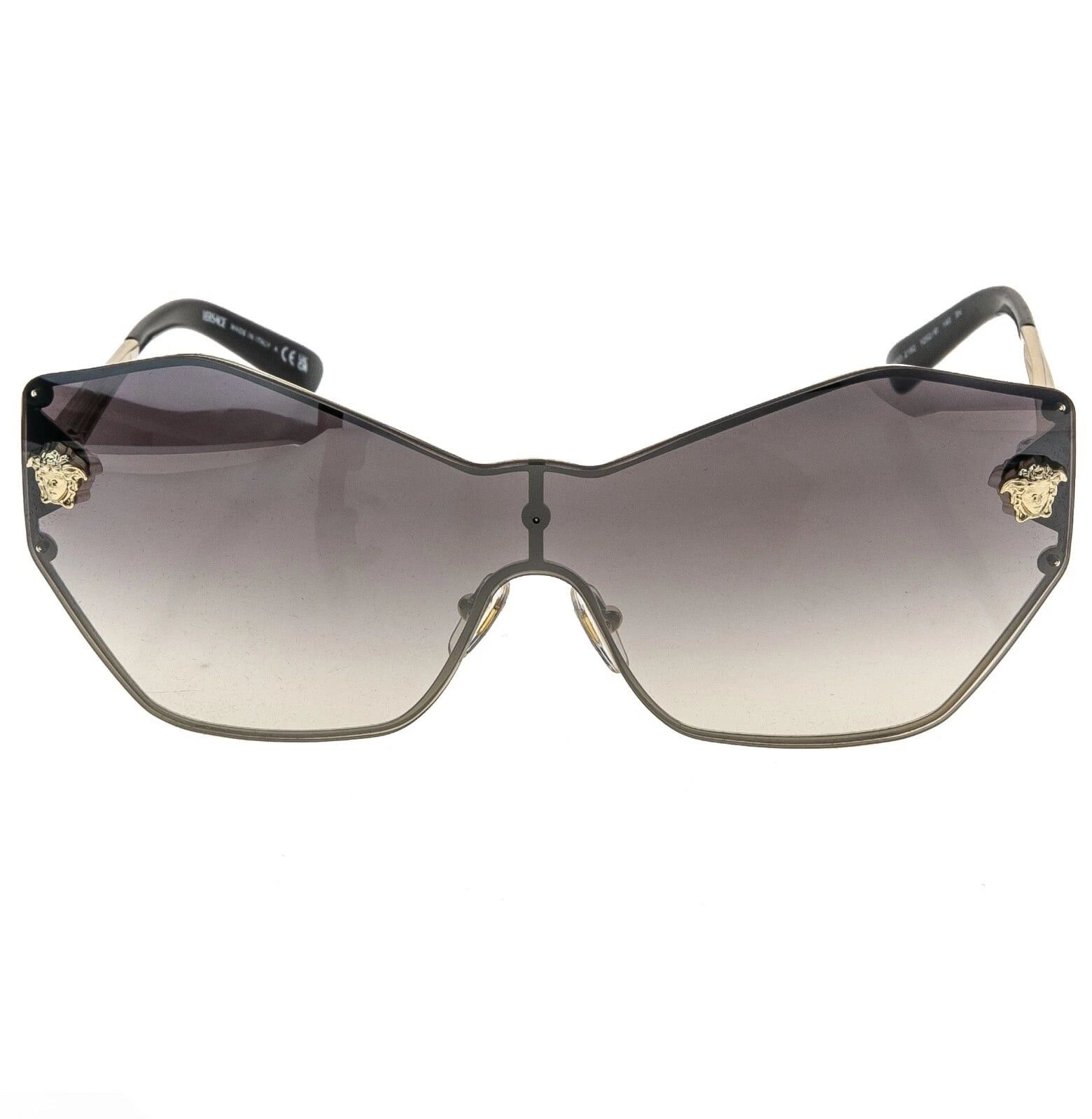 Versace VERSACE GLAM Stud Medusa Head 2182 Gray VE2182 Sunglasses Size ONE SIZE - 9 Thumbnail