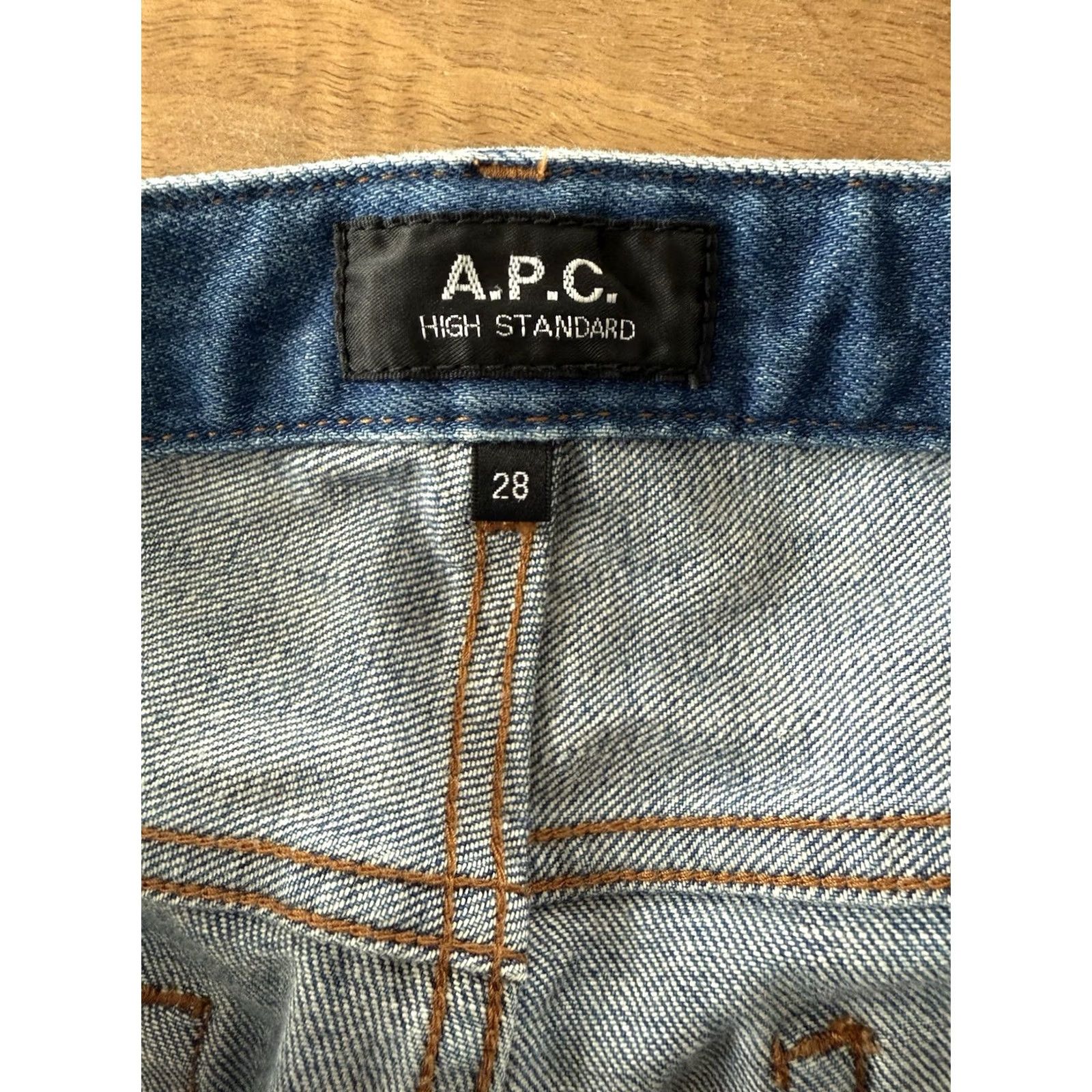 A.P.C. A.P.C. Slim Jeans Womens Size 28 Denim Light Wash 5-Pocket City Luxury Modern Minimalist jeans Women Size 30" / US 8 / IT 44 - 3 Thumbnail