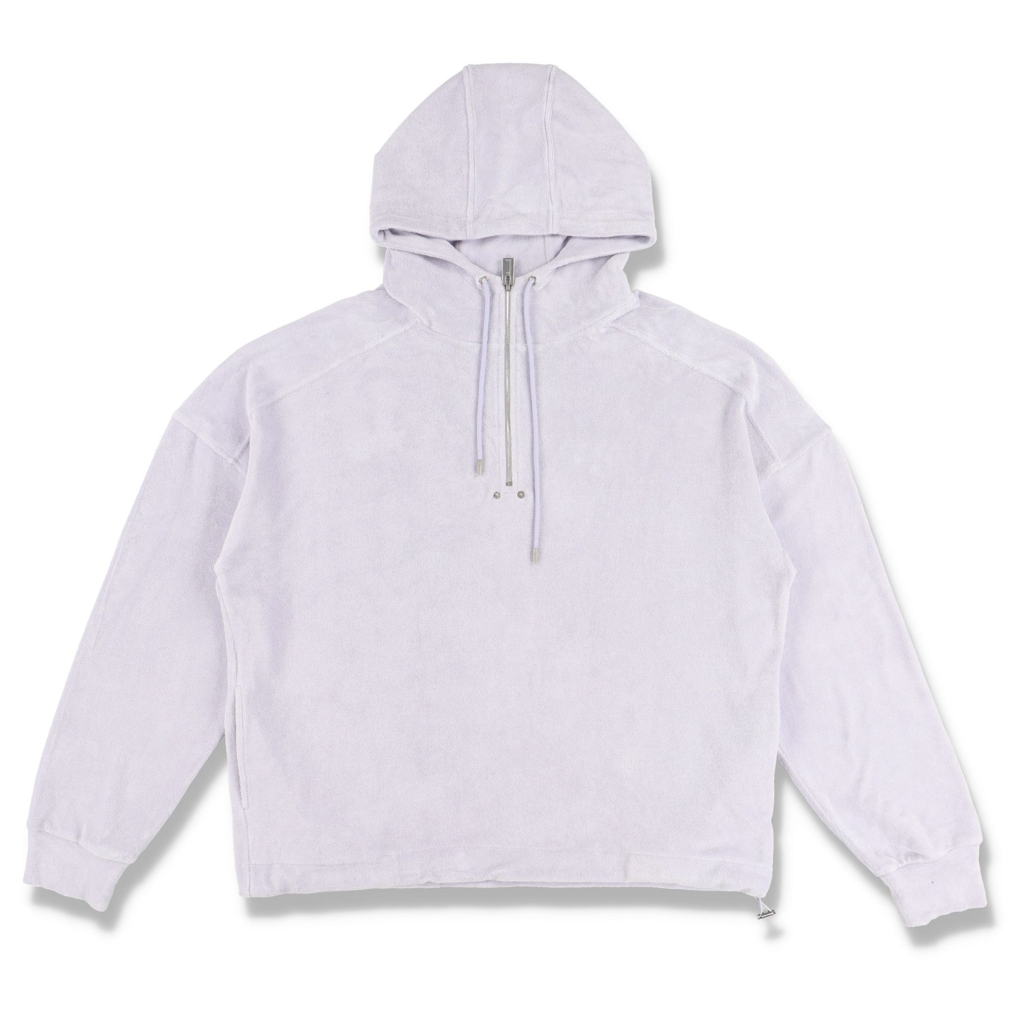 image of 1017 Alyx 9Sm Lilac Alx22 Towelling Logo Half-Zip Hoodie in Yellow, Men's (Size Large)