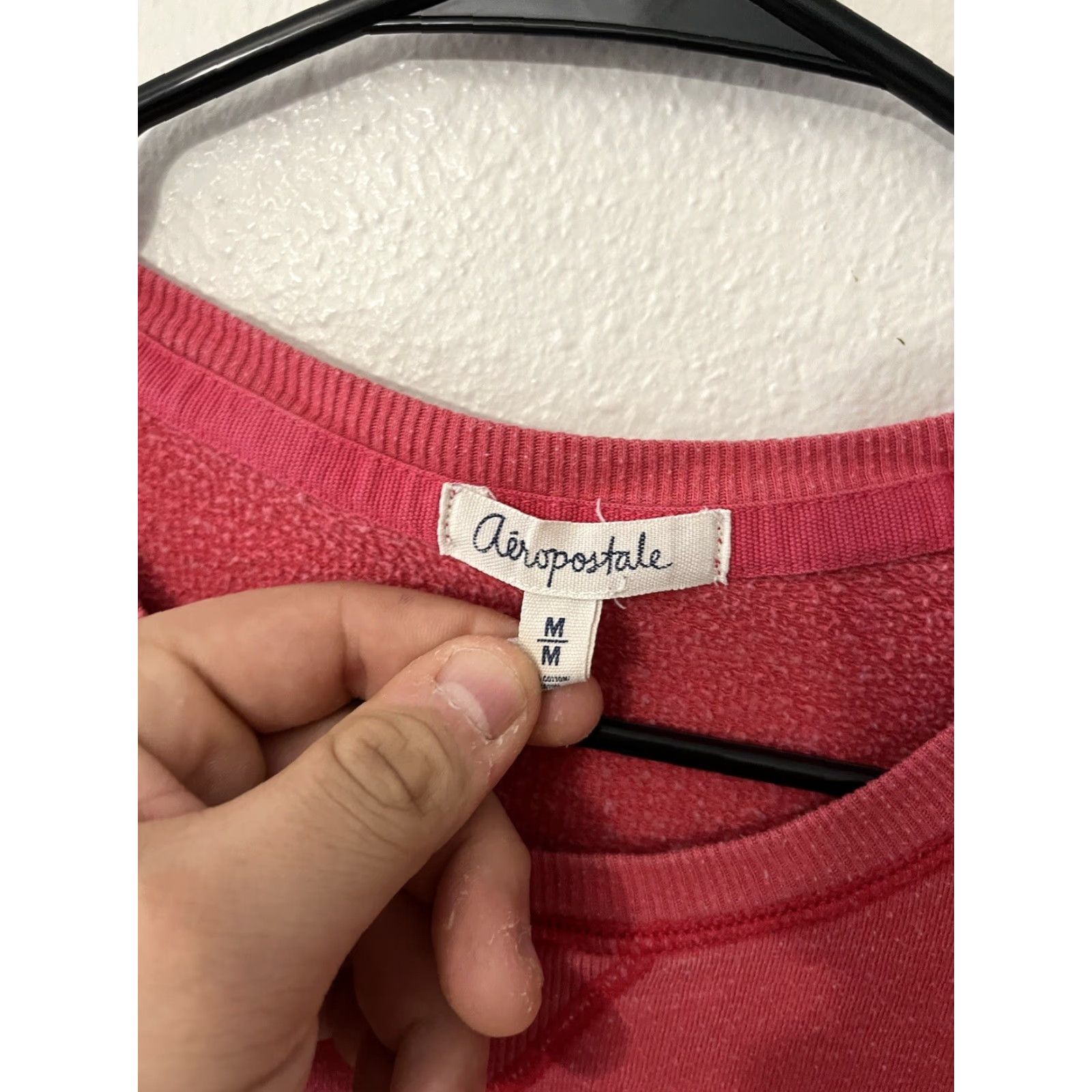 Aeropostale VINTAGE Aeropostale Sweatshirt Shirt Womens M Be You Tiful Pink 60/40 Cotton Polyester Pullover Long Sleeve Adult Womens Size M / US 6-8 / IT 42-44 - 4 Thumbnail
