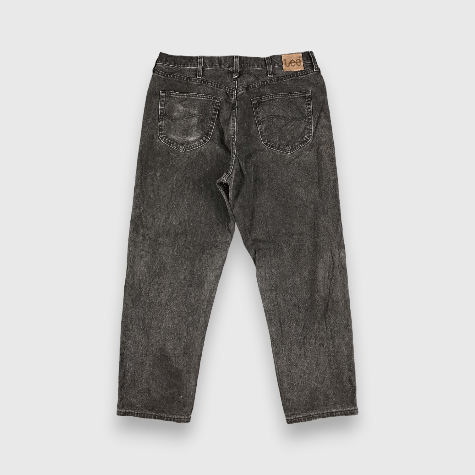 Lee Vintage Faded Black Lee Jeans-J2549 Size US 37 - 2 Thumbnail