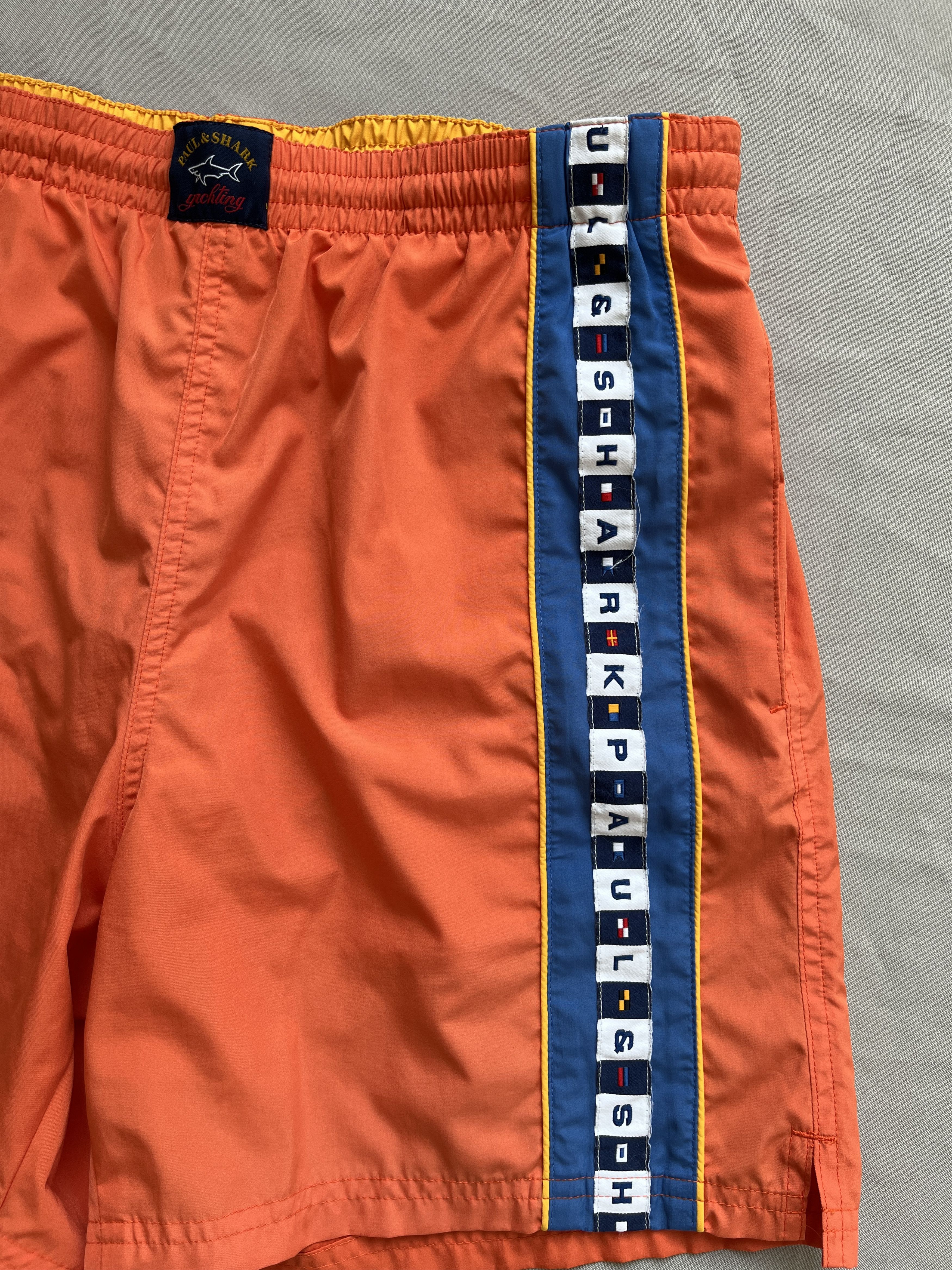 Paul & Shark Paul & Shark Orange Shimmer Light Summer Shorts Size US 32 / EU 48 - 2 Thumbnail