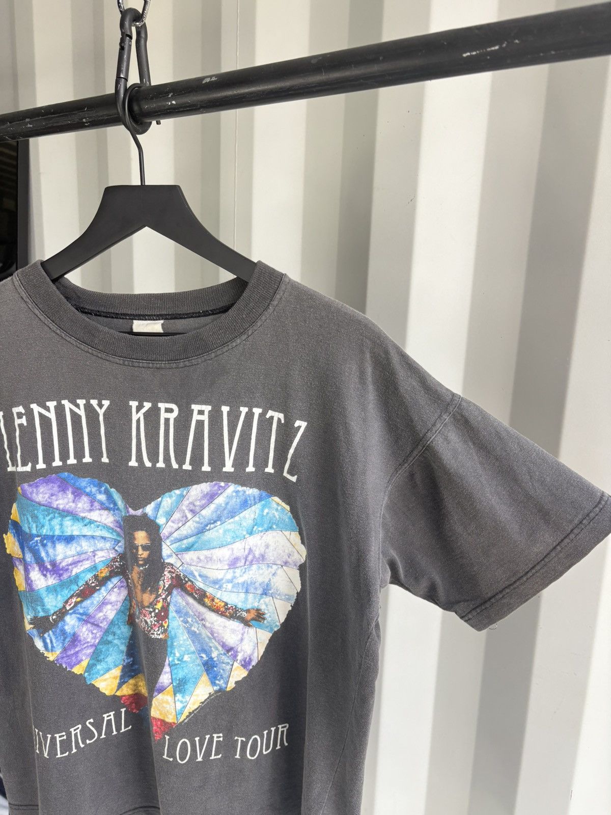 Band Tees Vintage Lenny Kravitz Shirt Faded Distressed GRUNGE Band Size US L / EU 52-54 / 3 - 2 Thumbnail