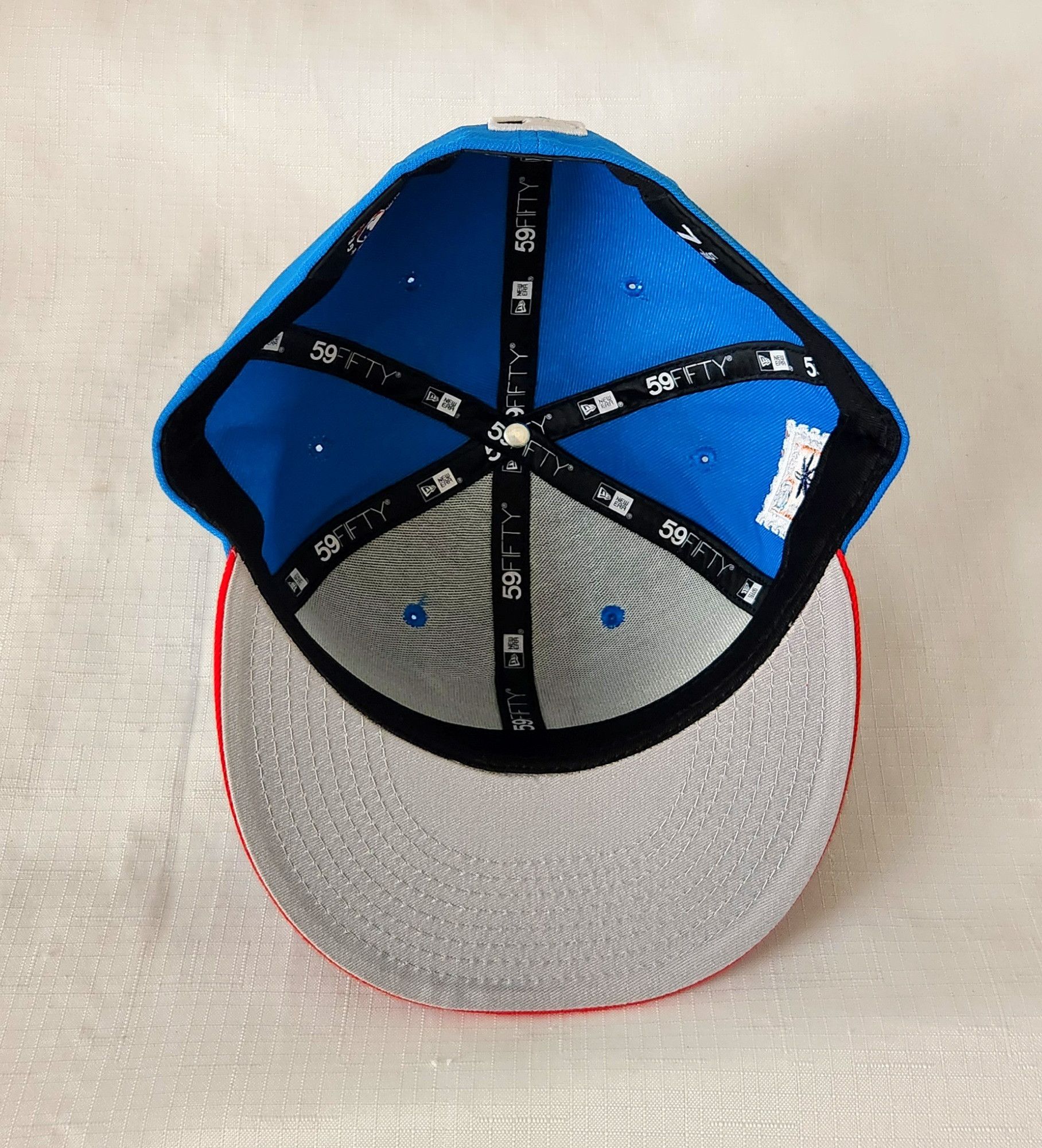 New Era Hat Club Miami Marlins 2021 Postage Stamp New Era 7 5/8 Size ONE SIZE - 7 Thumbnail