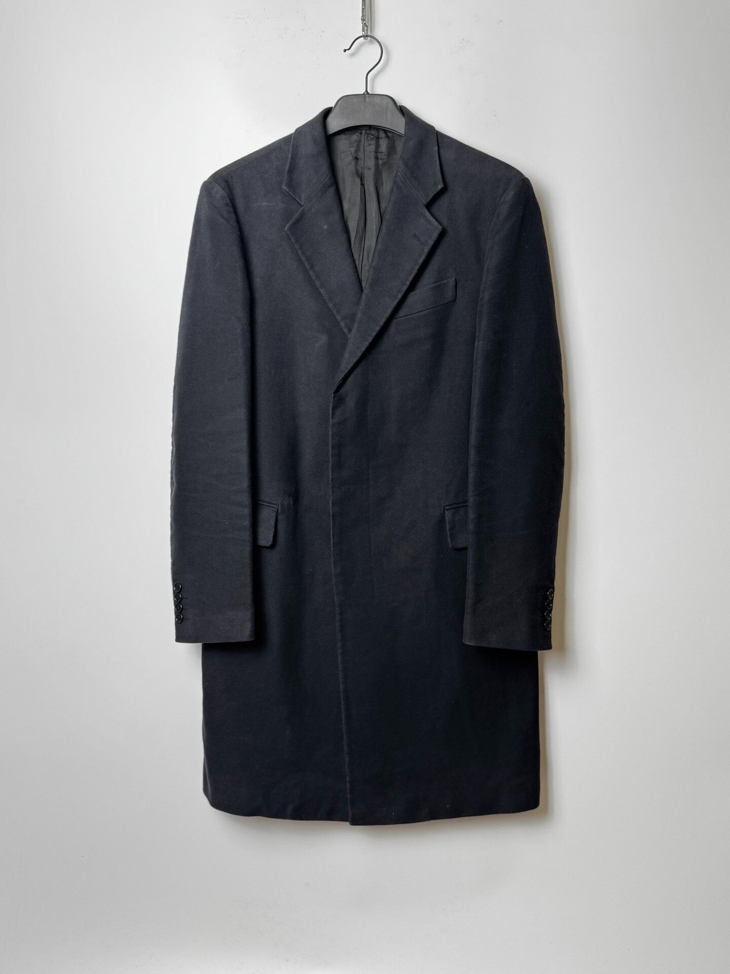 Helmut Lang Helmut Lang 2003 Moleskin Black Coat Size US S / EU 44-46 / 1 - 1 Thumbnail