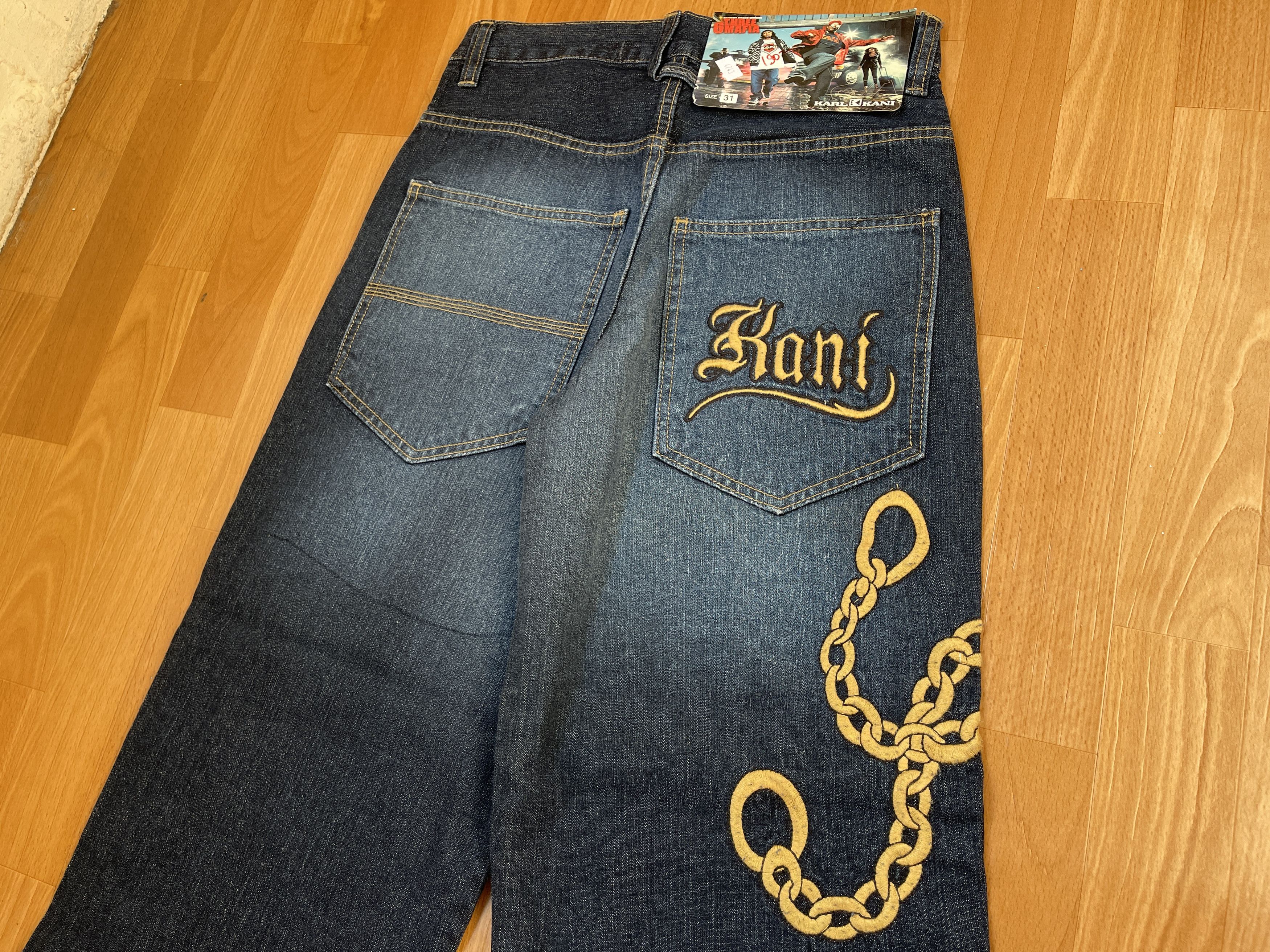 Karl Kani KARL KANI jeans, baggy, vintage Kani jeans, 90s hip hop W 28 Size US 28 / EU 44 - 5 Thumbnail