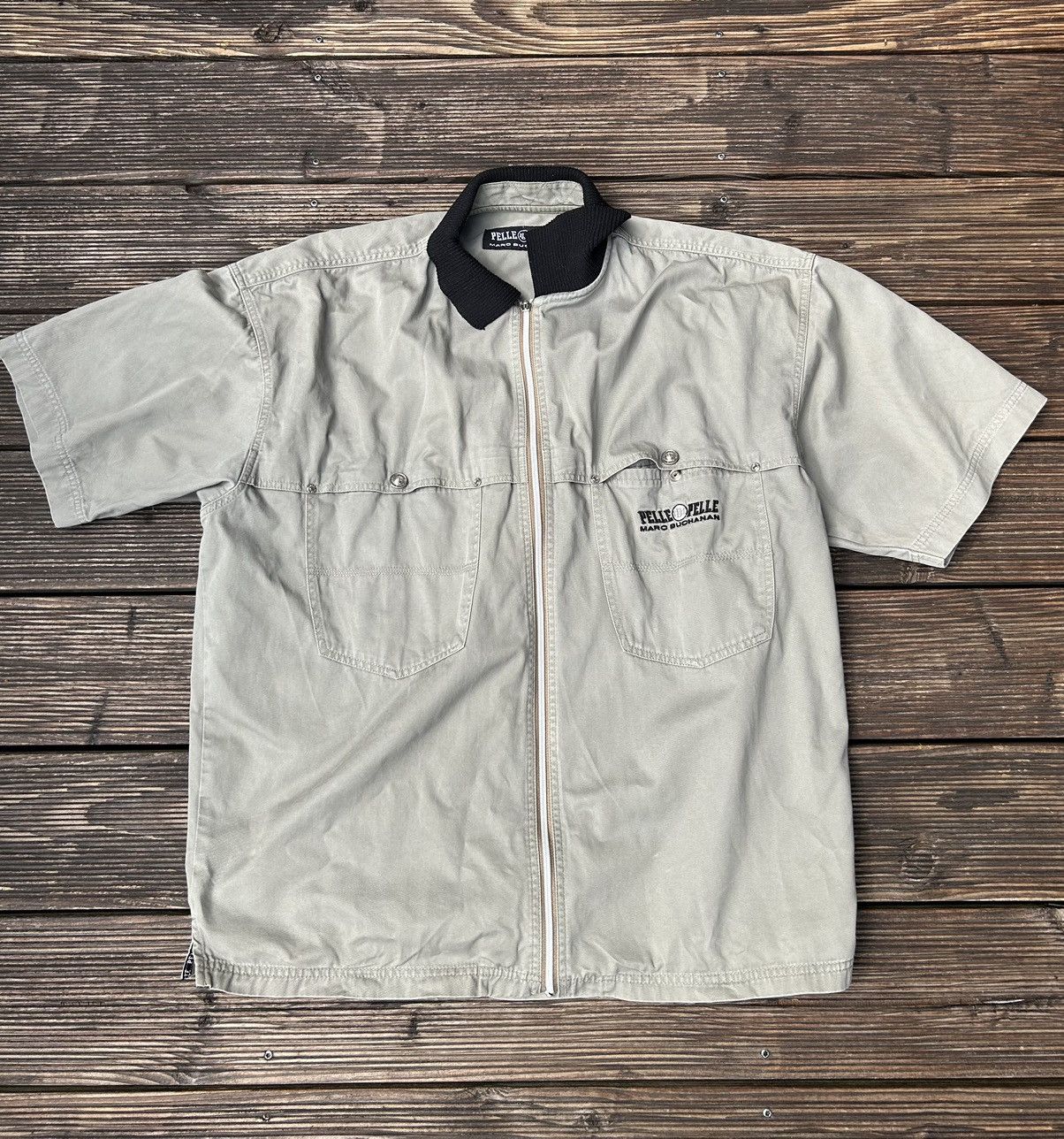 Marc Buchanan Pelle Pelle Streetwear pelle pelle x marc buchanan zip shirt Grailed