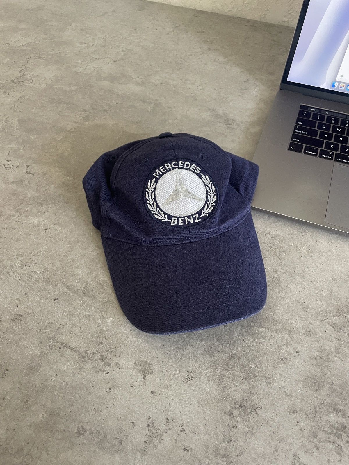 Mercedes-Benz × Vintage Vintage Mercedes Benz navy cap Size ONE SIZE - 3 Thumbnail