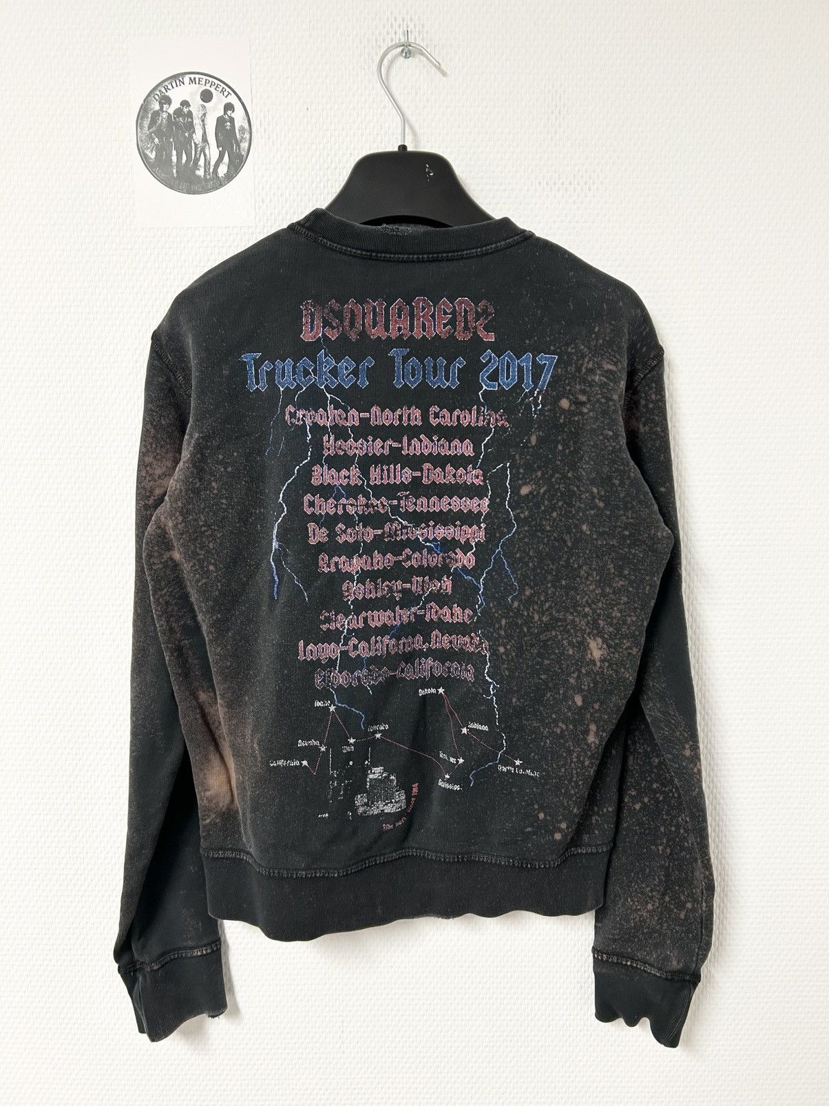 Dsquared2 FW2017 Heavy Trucking Studded Crewneck Size US XS / EU 42 / 0 - 2 Thumbnail