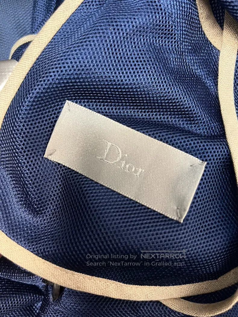 Dior Dior Blue Fishnet Mesh Overlay Jacket Size US S / EU 44-46 / 1 - 5 Thumbnail