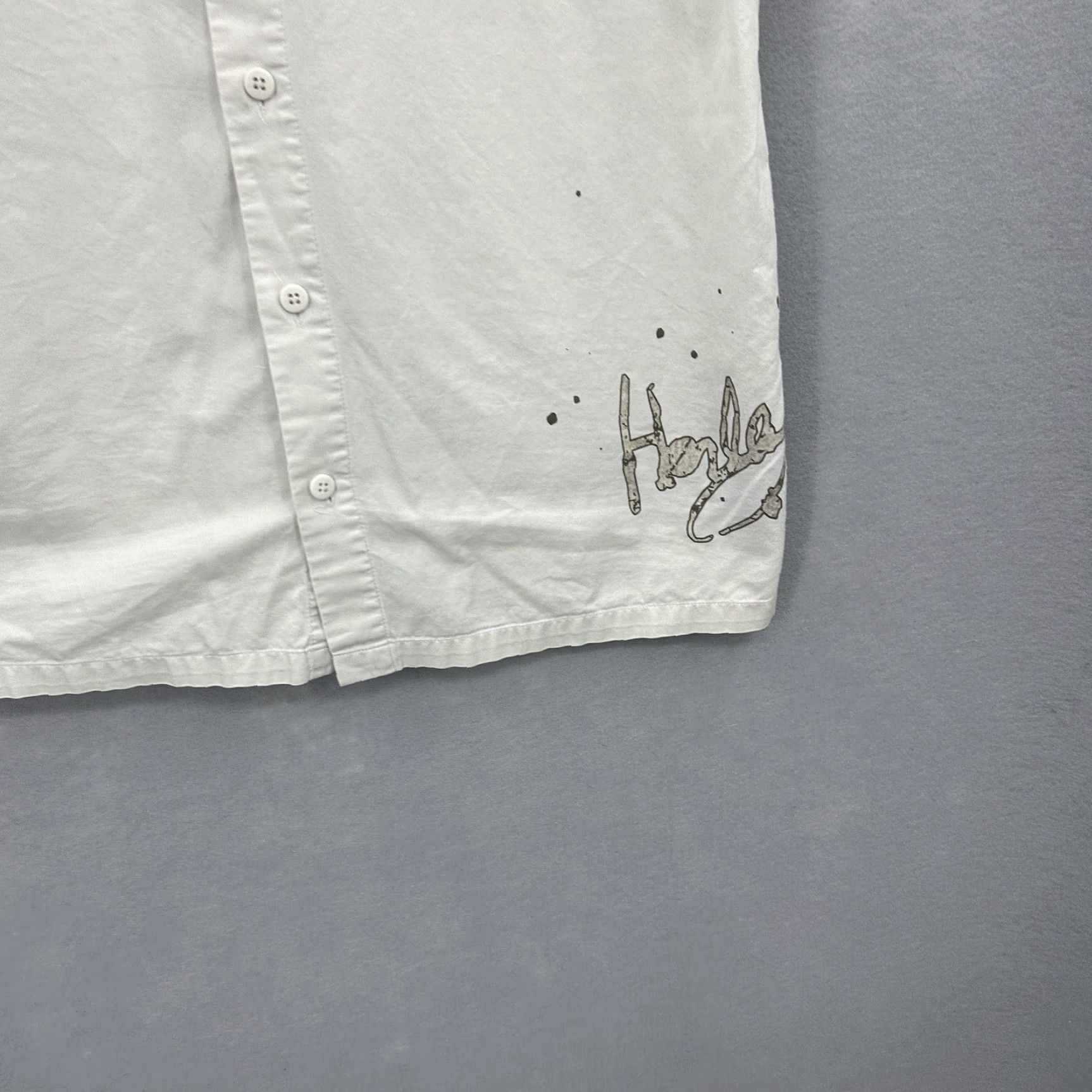 Harley Davidson Harley-Davidson Shirt Men Small Collar Short Sleeve Button Up Logo Biker Motorcycle Ivory Size US S / EU 44-46 / 1 - 3 Thumbnail