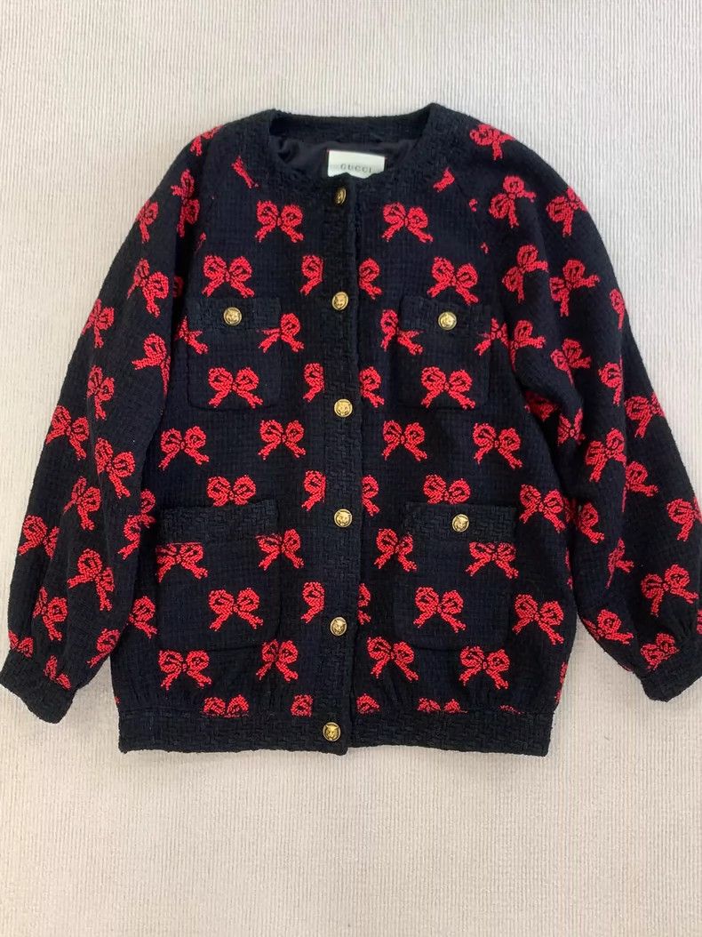 Gucci Gucci Bow-printed woven coat Size XS / US 0-2 / IT 36-38 - 1 Thumbnail
