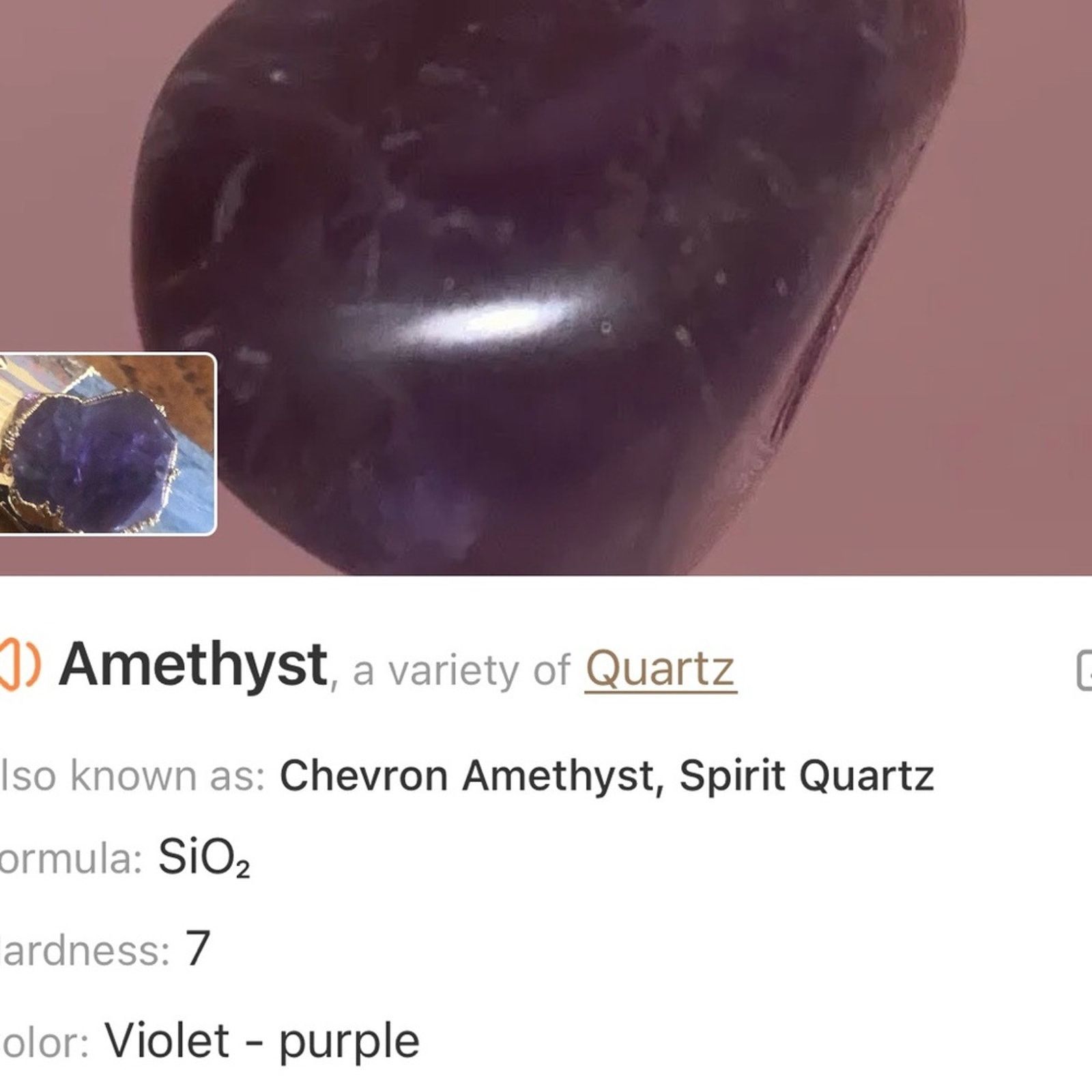Handmade Handcrafted repurpose kyanite and amethyst Pearl necklace Size ONE SIZE - 14 Thumbnail