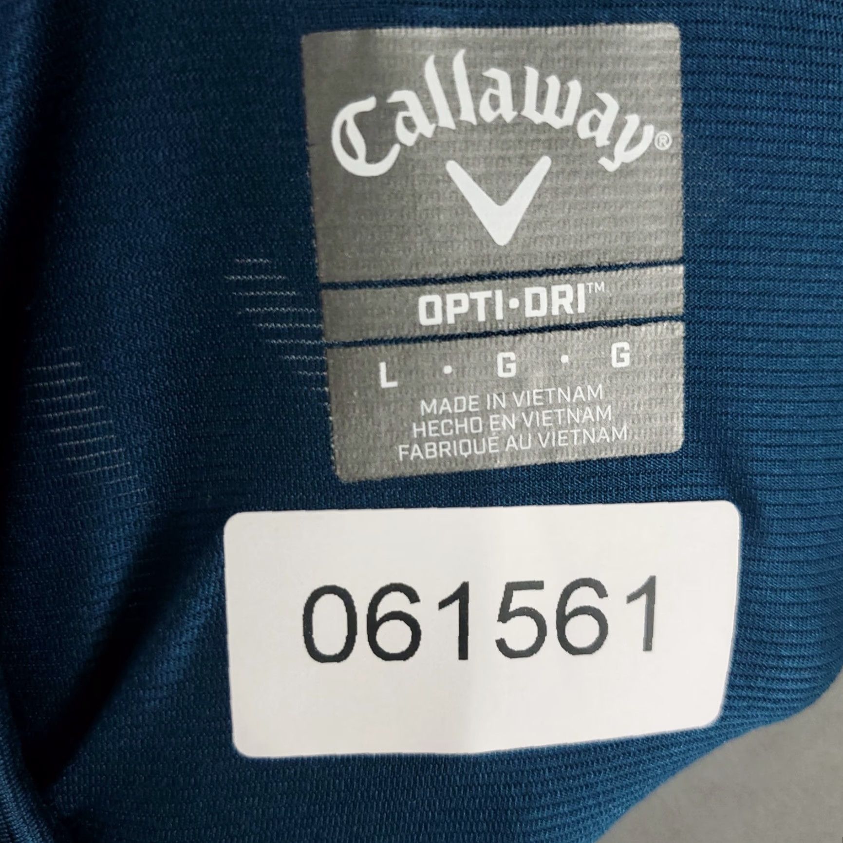 Callaway Callaway Polo Shirt Size Large Blue Opti Dri Fit Golf Short Sleeve Shirt Mens Size US L / EU 52-54 / 3 - 8 Thumbnail