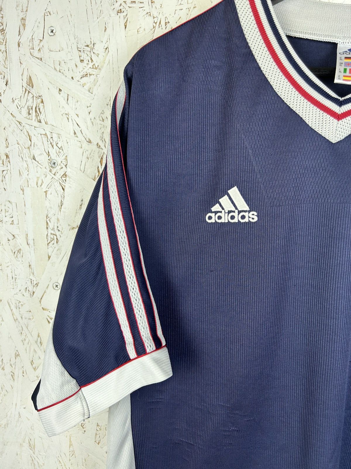 Adidas 90s Adidas Yugoslavia 1998/00 Home Kit World Cup Jersey XL Size US XL / EU 56 / 4 - 4 Thumbnail
