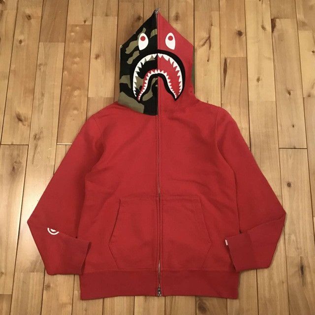 Bape × Nigo BAPE woodland camo Shark full zip hoodie a bathing ape NIGO Size US M / EU 48-50 / 2 - 1 Thumbnail