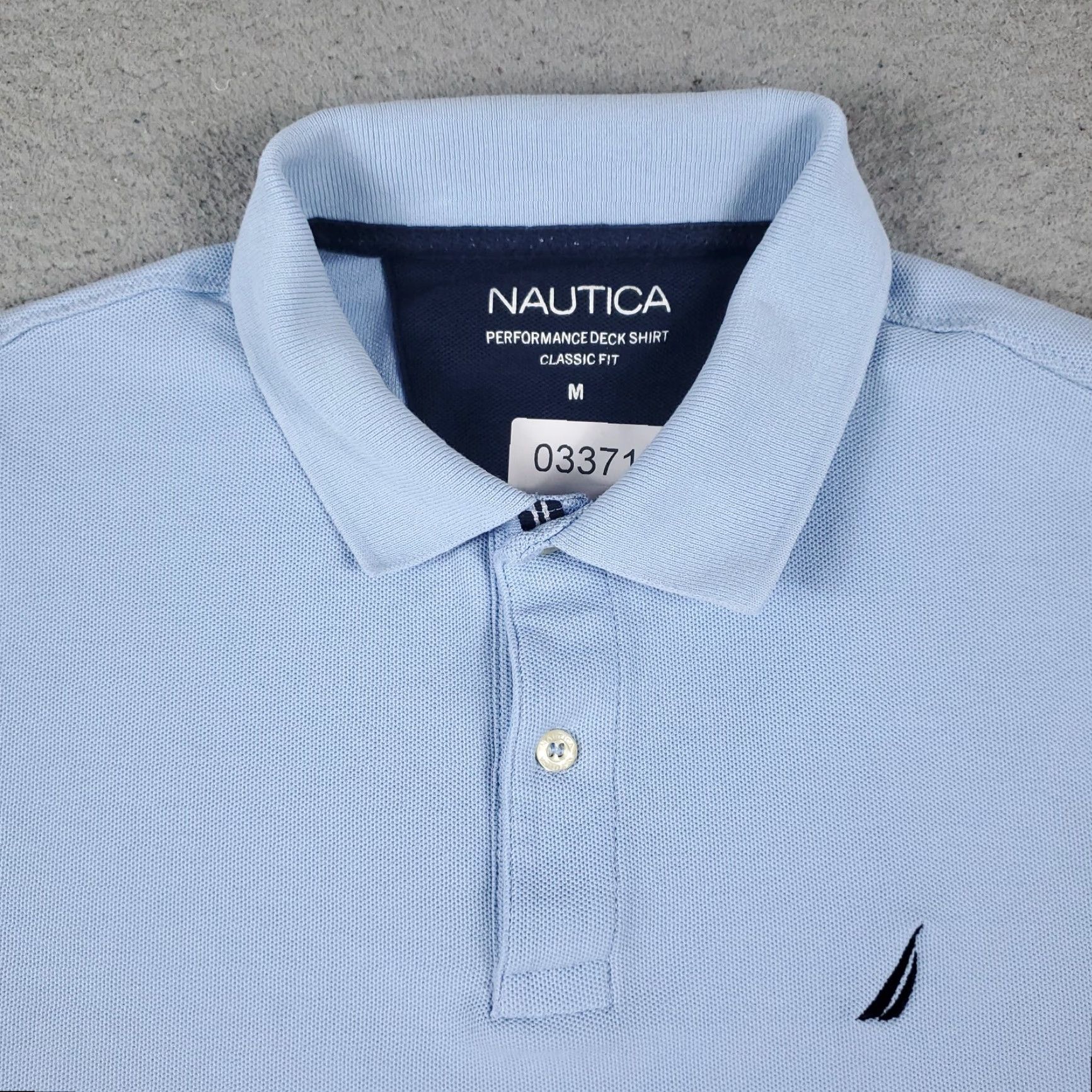 Nautica VINTAGE Nautica Polo Shirt Men Size Medium Blue Casual Short Sleeve Mens Size US M / EU 48-50 / 2 - 2 Thumbnail