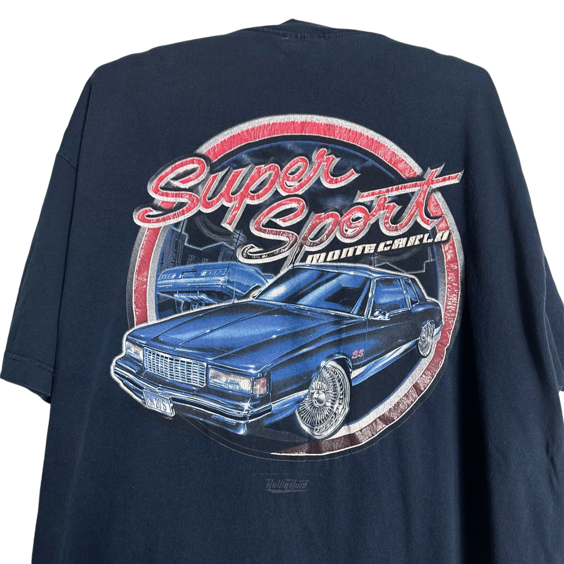 Vintage 🔥RARE🔥Vintage Rollin Hard Super Sport T-shirt Size US XXL / EU 58 / 5 - 2 Thumbnail