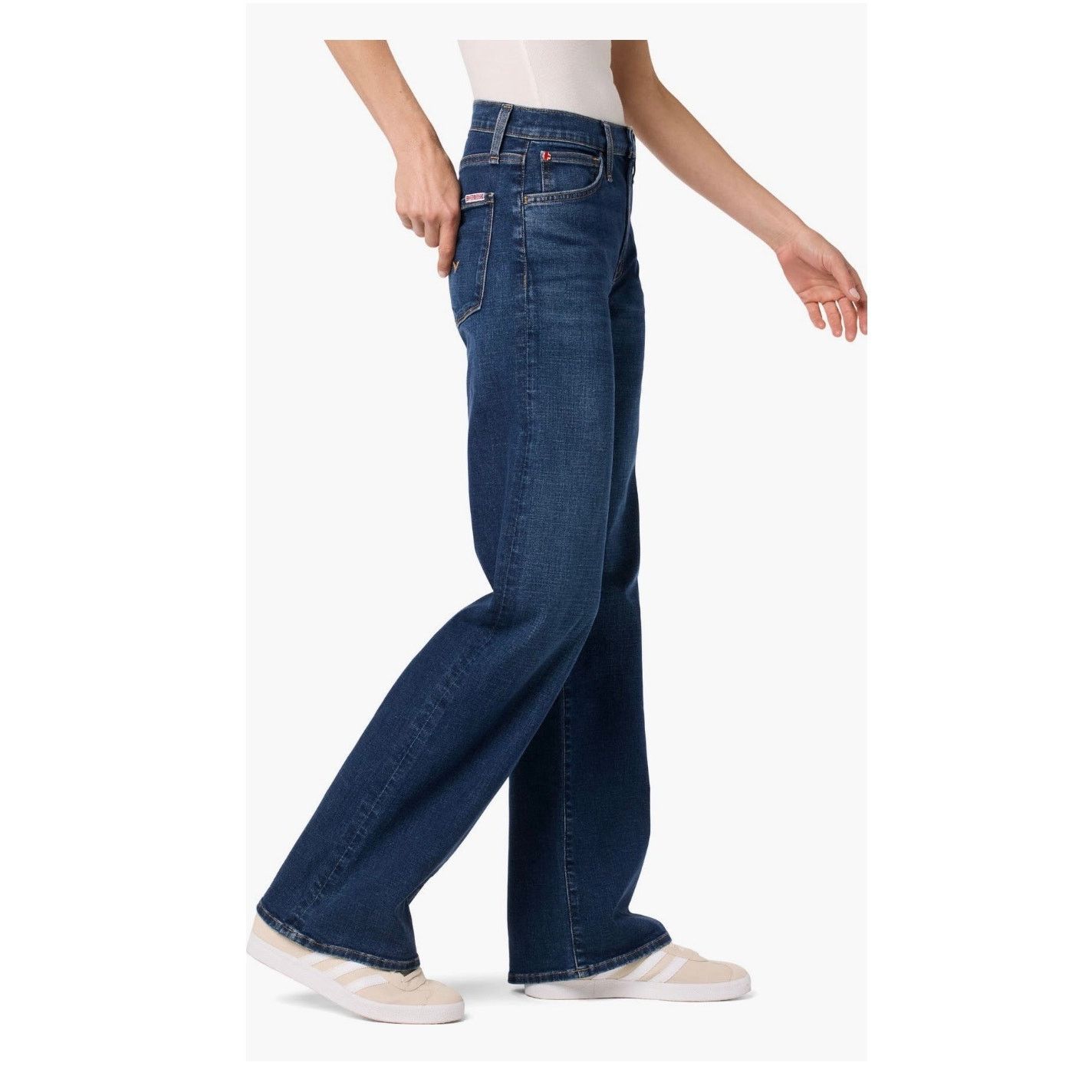 Hudson $195 New Hudson Rosalie High Waist Wide Leg Jeans - 23 Size 23" - 4 Thumbnail