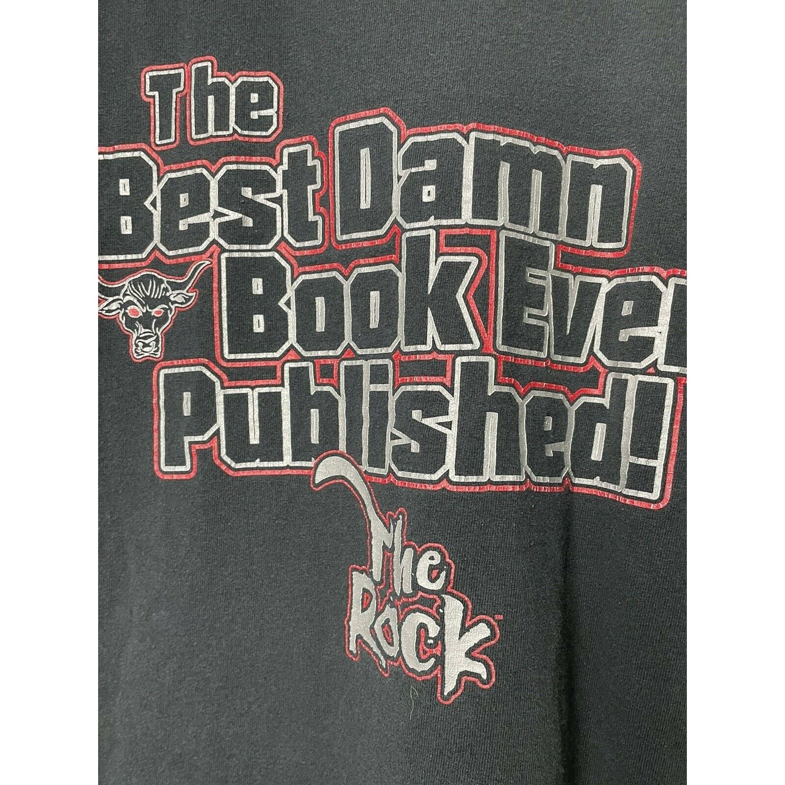 Anvil 2000 THE ROCK The PEOPLE's BOOK BEST WRITTEN WWF t-shirt L Size US L / EU 52-54 / 3 - 6 Thumbnail