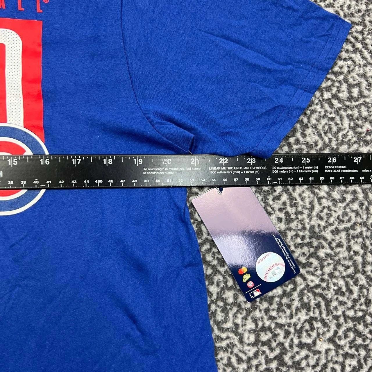 Other Chicago Cubs Shirt Men Blue Short Sleeve Crew Neck New L Size US L / EU 52-54 / 3 - 4 Thumbnail