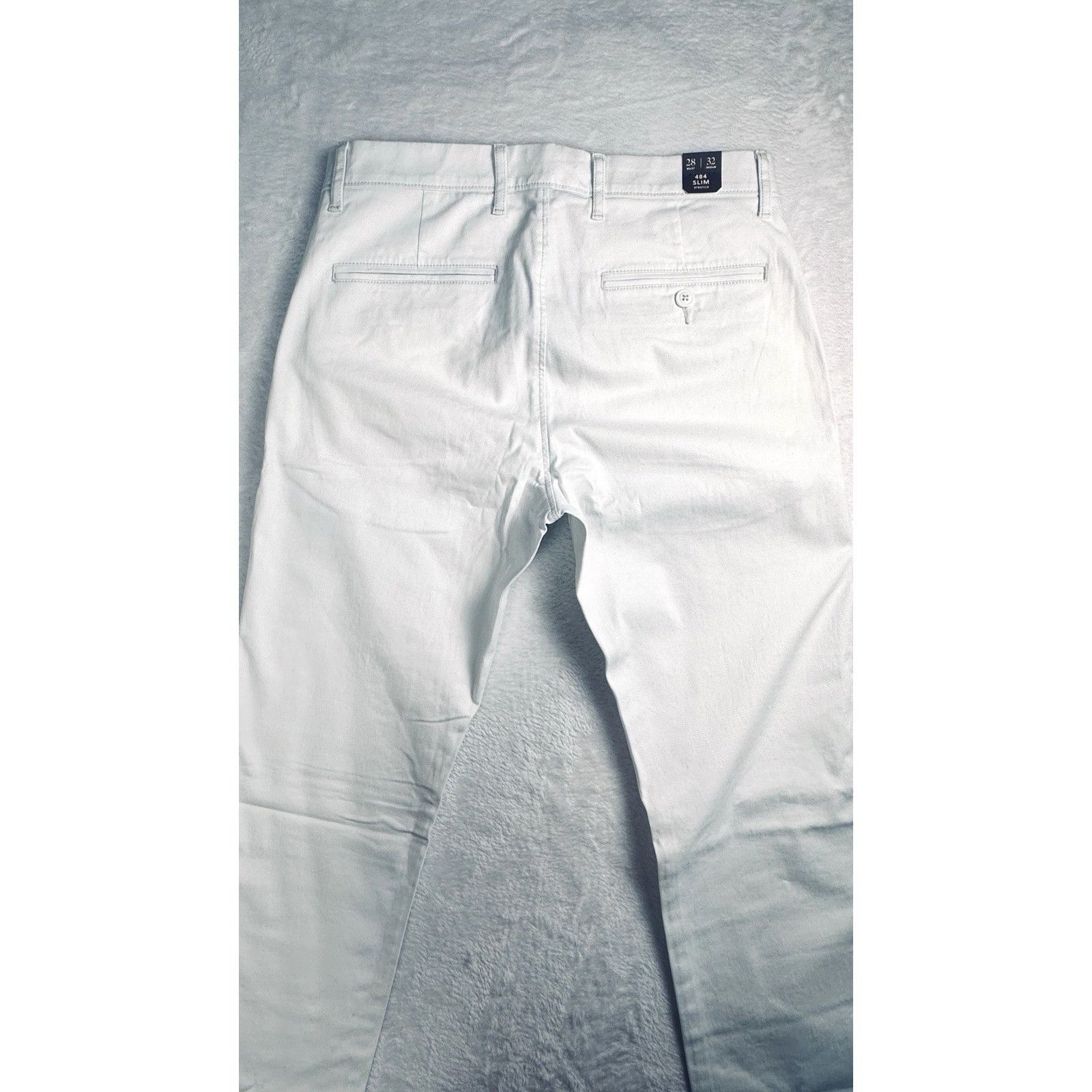J.Crew J.Crew Mens 484 Slim-fit Stretch Chino White Pant 28/32 Size US 28 / EU 44 - 10 Thumbnail