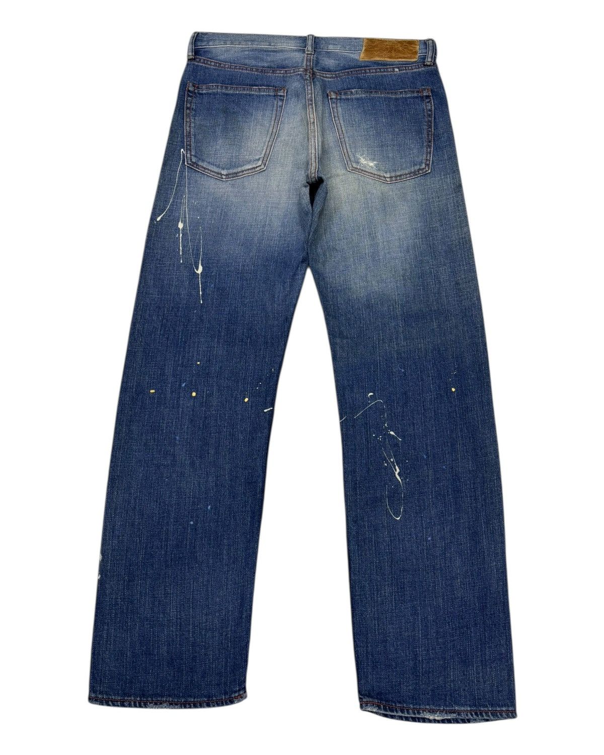 Beauty Beast × Jean VINTAGE JAPANESE BRAND B PAINTER DISTRESSED DENIM JEAN Size US 32 / EU 48 - 2 Thumbnail