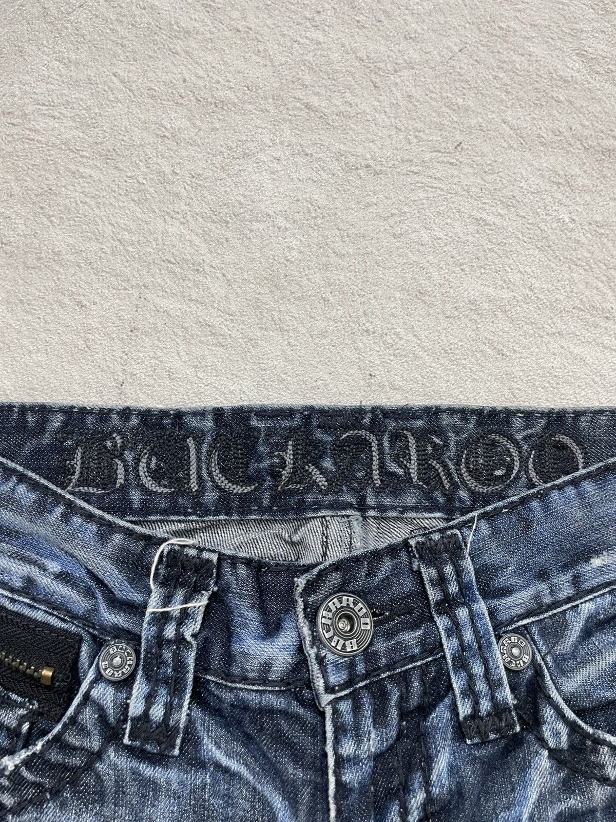 Undercover 2000s Kapital Heavy Distressed Wash Jeans Y2K Ifsix LGB Y’s Size 28" / US 6 / IT 42 - 6 Thumbnail
