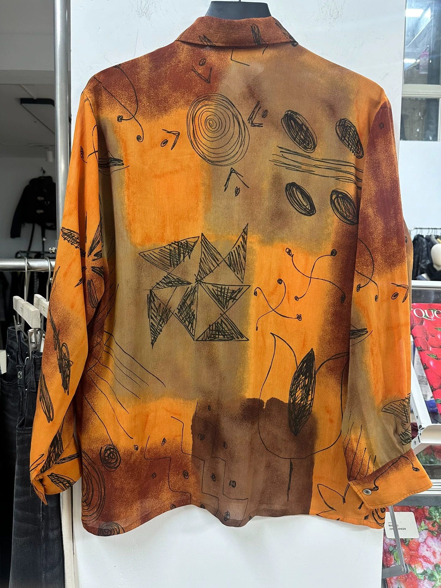 Comme des Garcons Comme des Garcons tricot 90s graf dyed shirt 49/124/72 Size US M / EU 48-50 / 2 - 4 Thumbnail