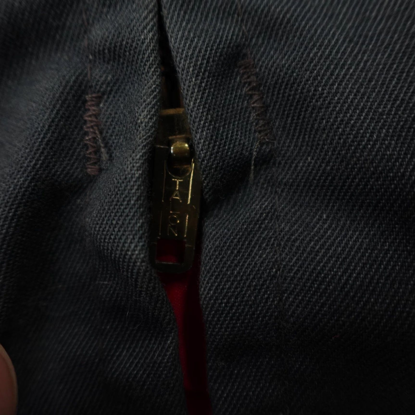 Vintage VINTAGE ToppMaster Jacket Mens 42 Blue Chore Coat Quilted Liner Bomber Zipper 60s Size US XS / EU 42 / 0 - 5 Thumbnail