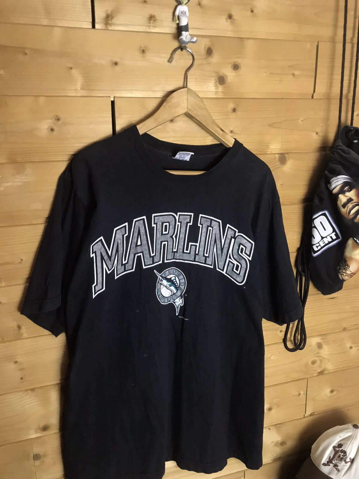 MLB Vintage 2003 MLB Florida Marlins faded t-shirt Size US XL / EU 56 / 4 - 3 Thumbnail