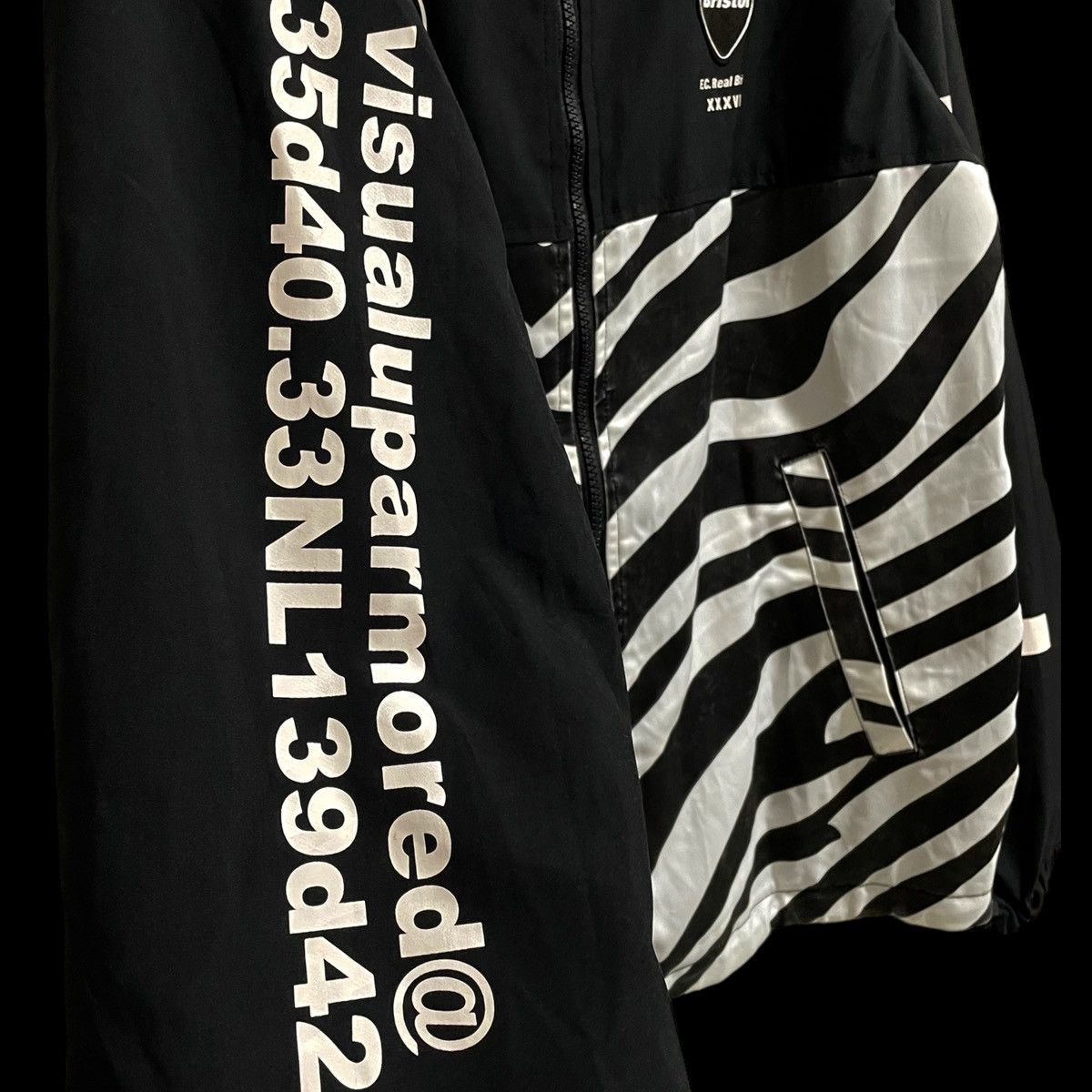 F.C. Real Bristol × Fragment Design × Wtaps FC Bristol x Wtaps - Zebra Print - Parka Jacket Size US XL / EU 56 / 4 - 6 Thumbnail