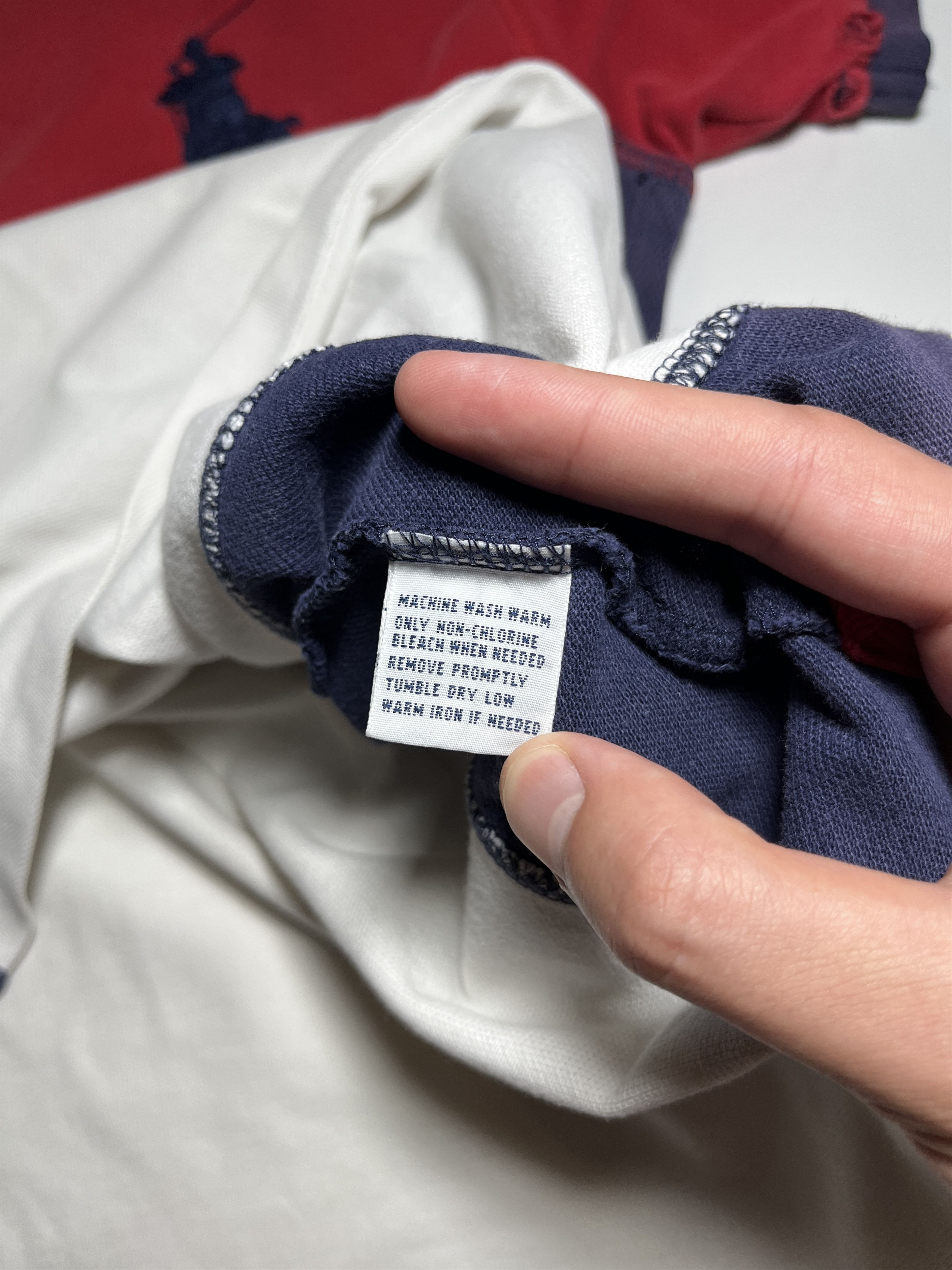 Polo Ralph Lauren Distressed Polo Ralph Lauren #3 United States Team Shirt Size US L / EU 52-54 / 3 - 8 Thumbnail