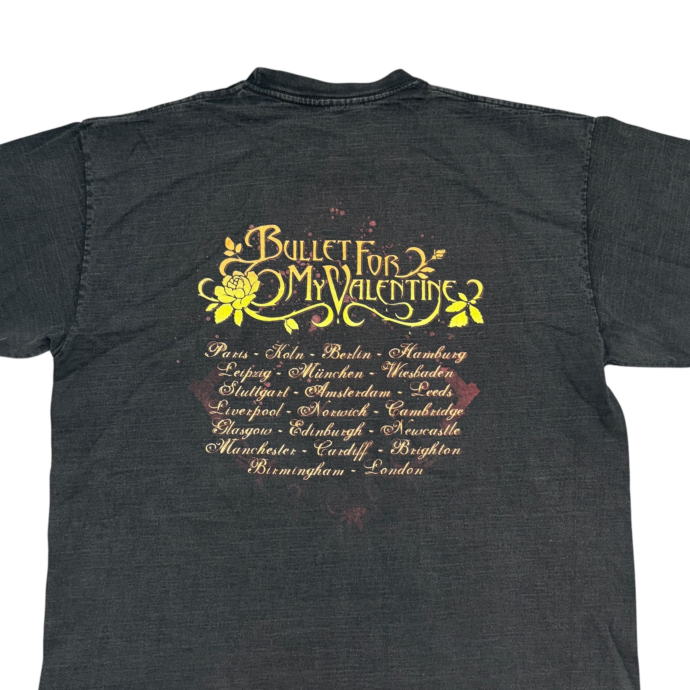Band Tees Vintage Bullet For My Valentine Shirt Y2K Metalcore Band Tee Size US L / EU 52-54 / 3 - 12 Thumbnail