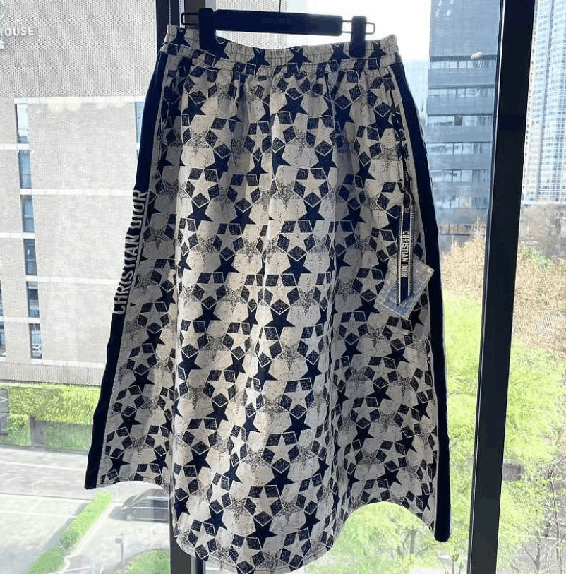 Dior Dior All-over Print A-line Casual Long Dress Size 38" / US 16 / IT 52 - 1 Thumbnail