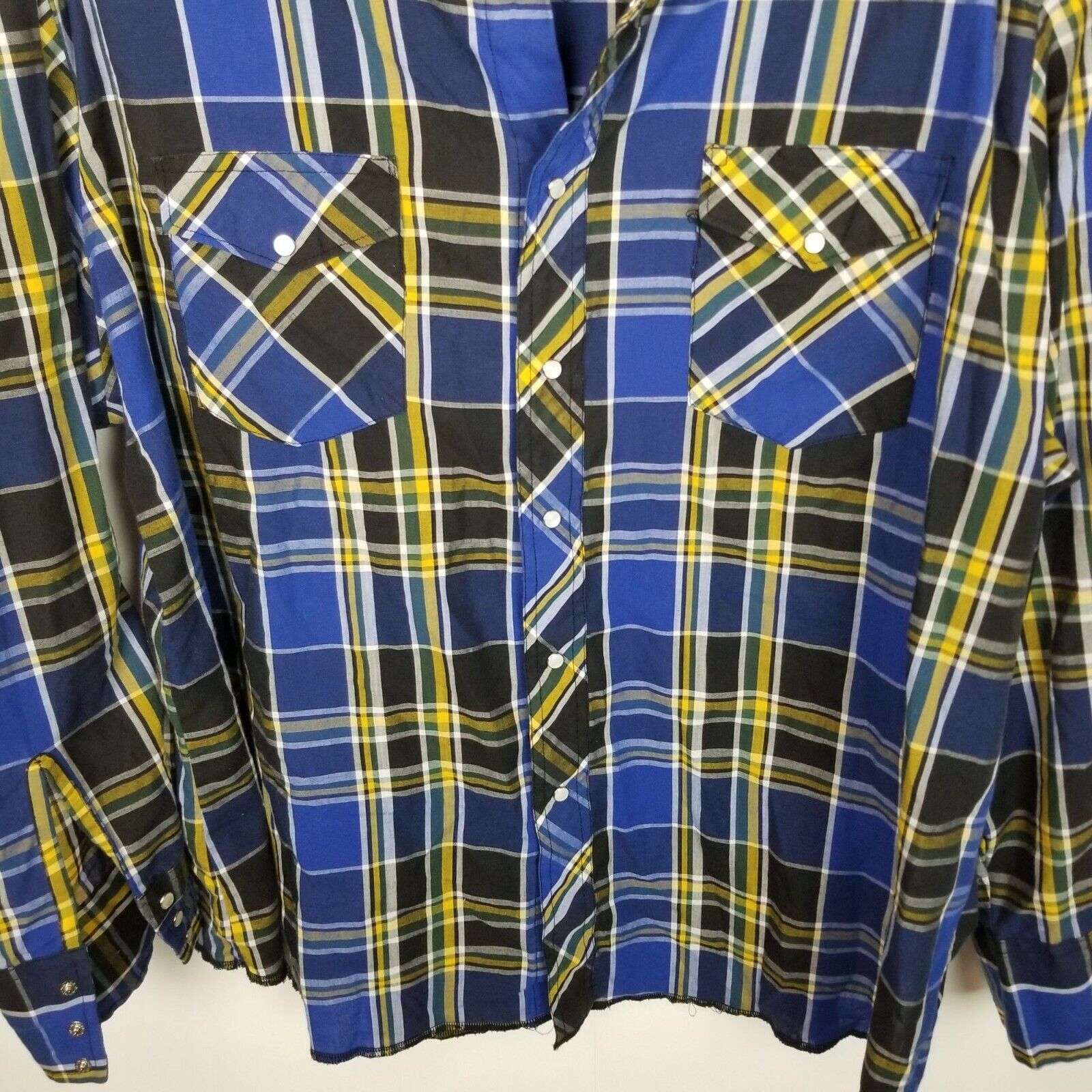 Wrangler Vintage Wrangler Mens Plaid Western Shirt Sz XXL Cowboy Size US XXL / EU 58 / 5 - 3 Thumbnail