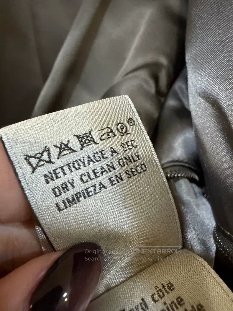 Hermes Hermes Gray Cashmere and Leather Jacket Size US M / EU 48-50 / 2 - 8 Thumbnail