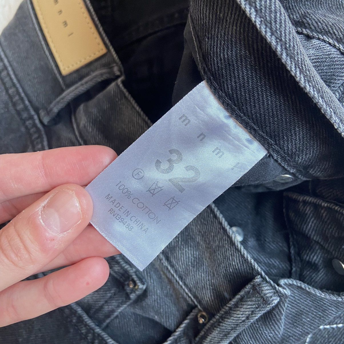 MNML 📌 Crazy MNML Spider Web Y2K Denim Jeans Size US 32 / EU 48 - 11 Thumbnail