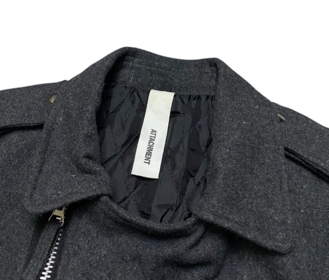 Isamu Katayama Backlash Attachment bikers wool jacket Size US M / EU 48-50 / 2 - 6 Thumbnail