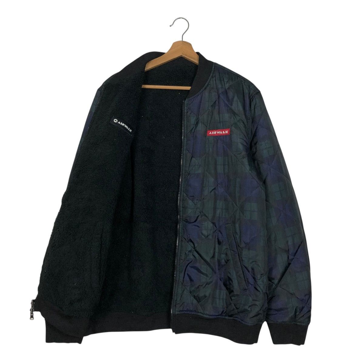 Japanese Brand 🔥VINTAGE REVERSIBLE BOMBER JACKET AIRWALK ISSEY MIYAKE Size US XL / EU 56 / 4 - 13 Thumbnail